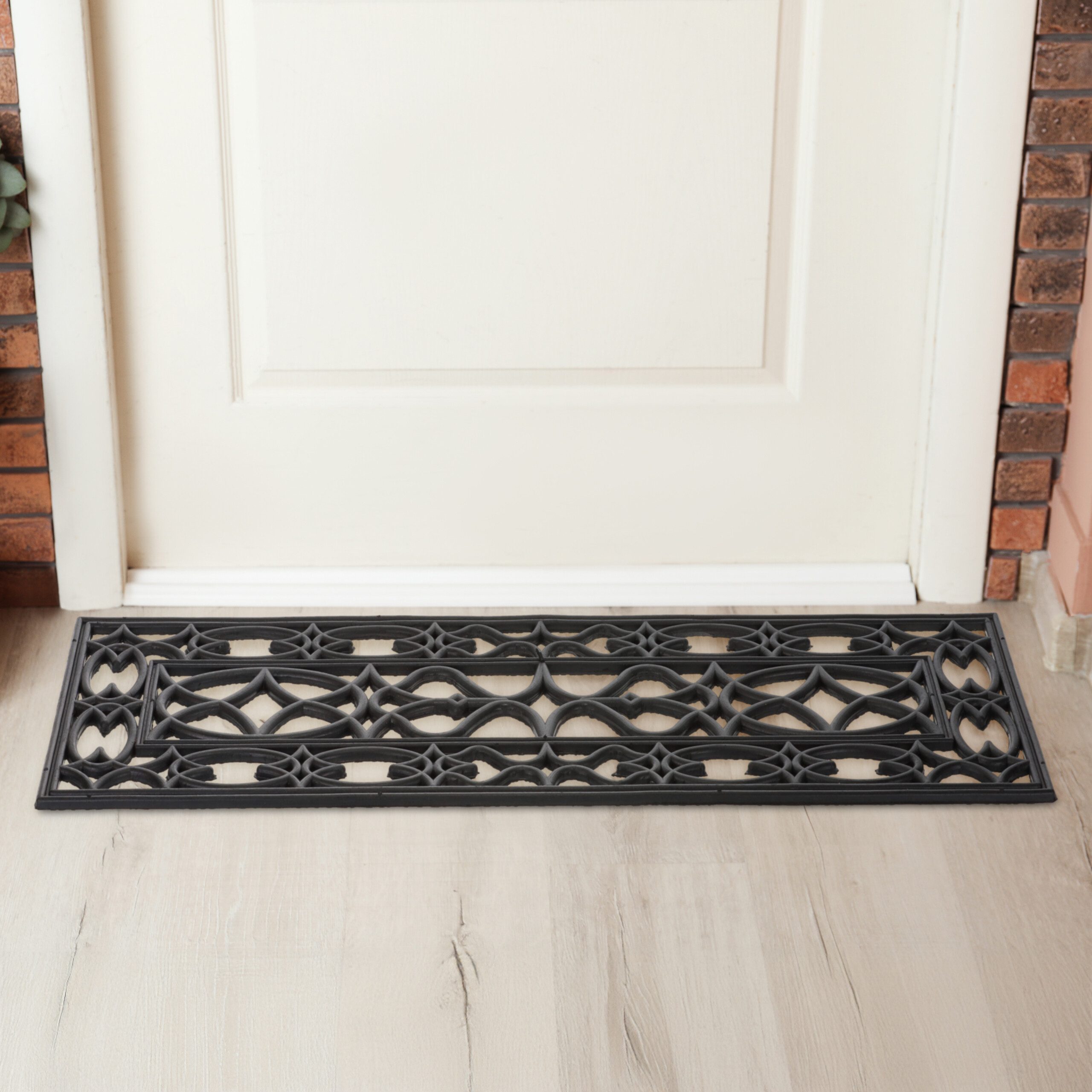 relaxdays Fußmatte Gummi, rechteckig, Höhe: 5 mm günstig online kaufen