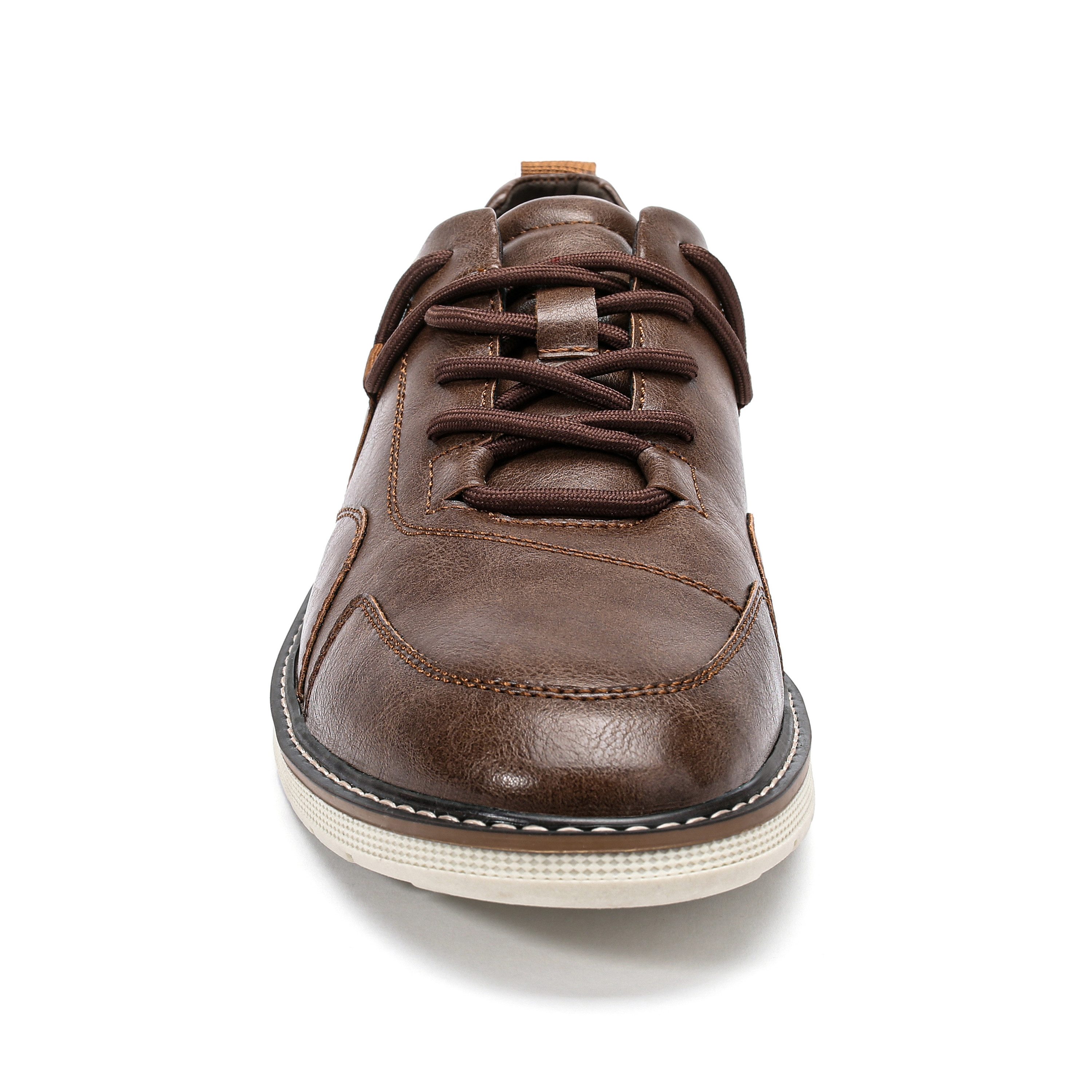 Allthemen Schnürschuh Herren Casual Komfortabel Schnürschuhe im Vintage-Design Freizeitschuh