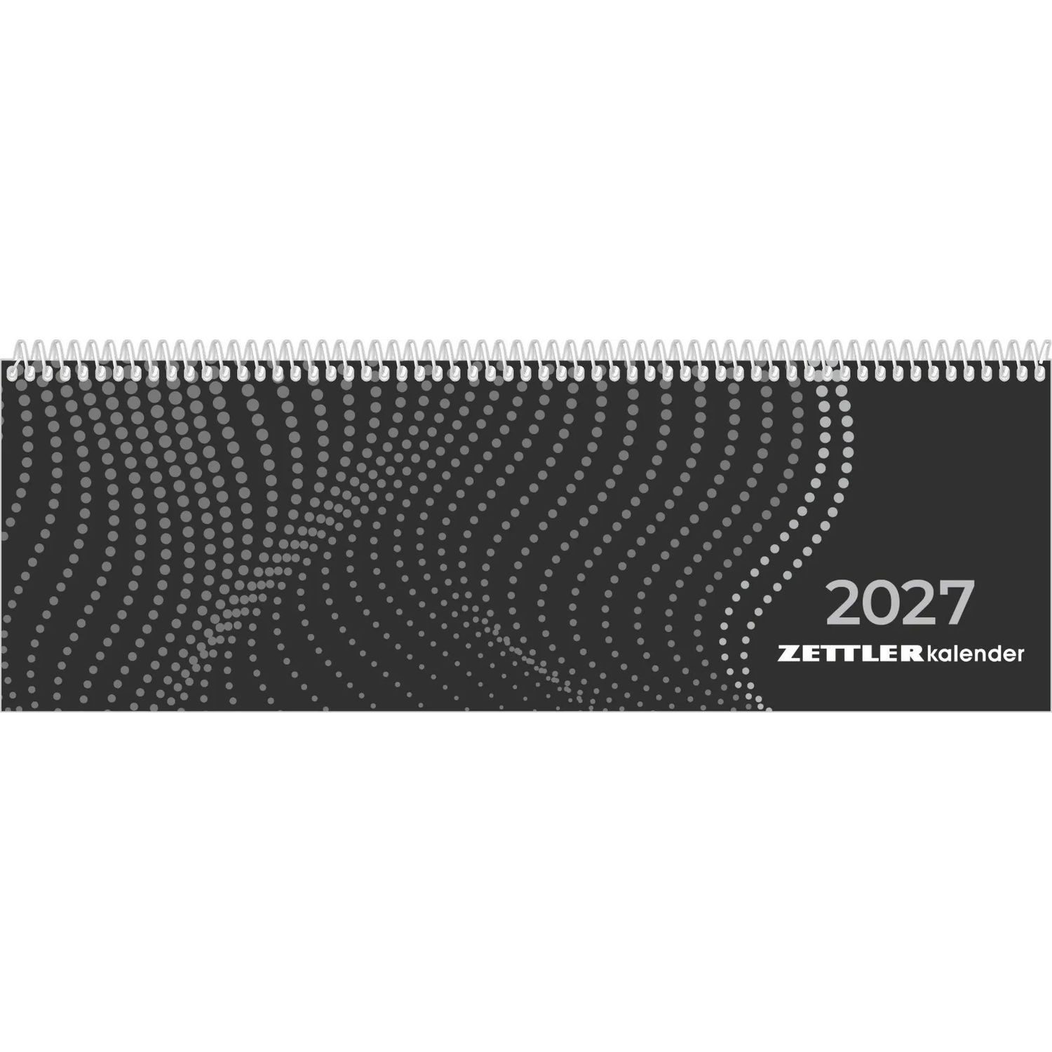 Querkalender Tischkalender Classic black 2027