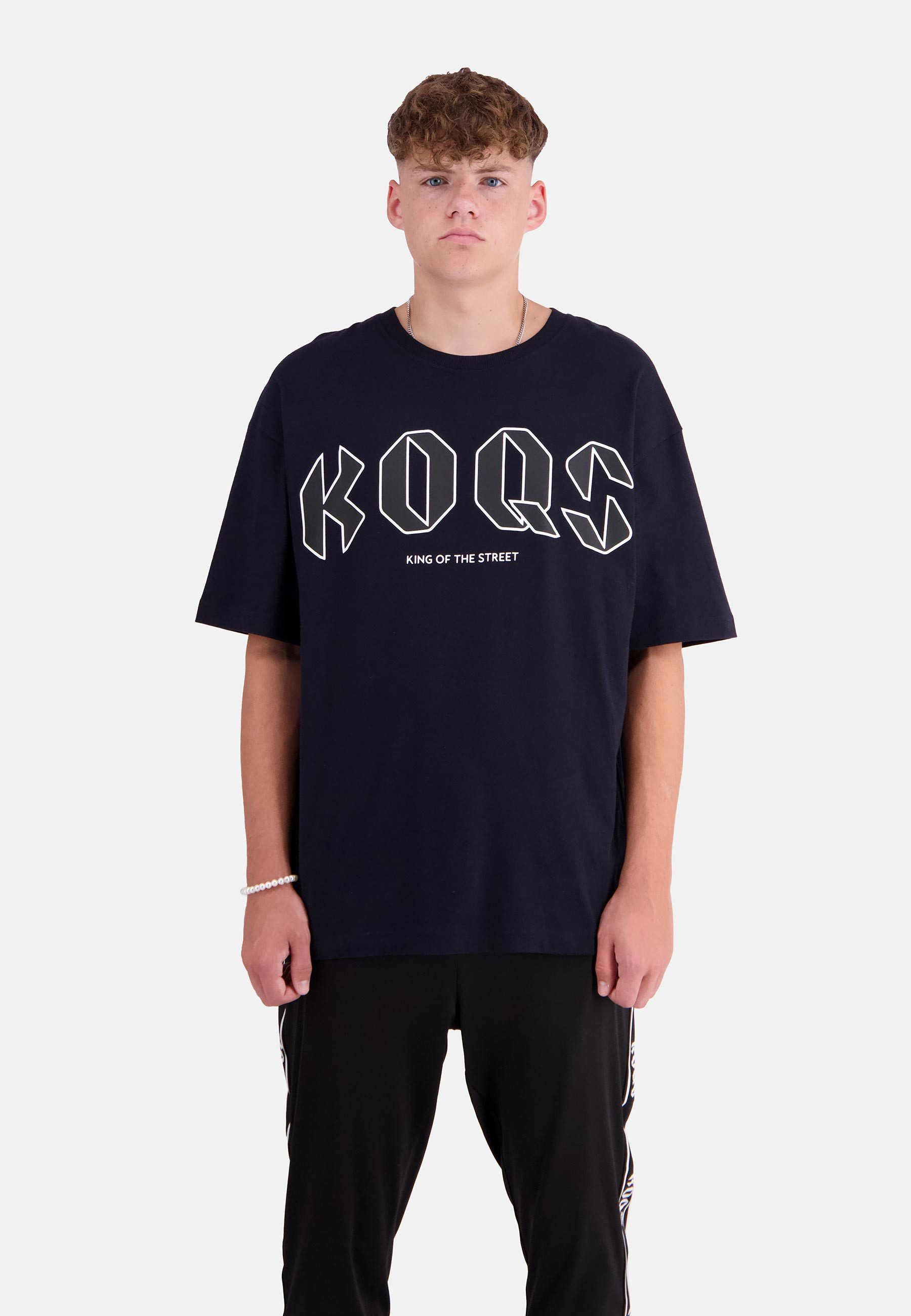 KOQS T-Shirt King of the street Front print