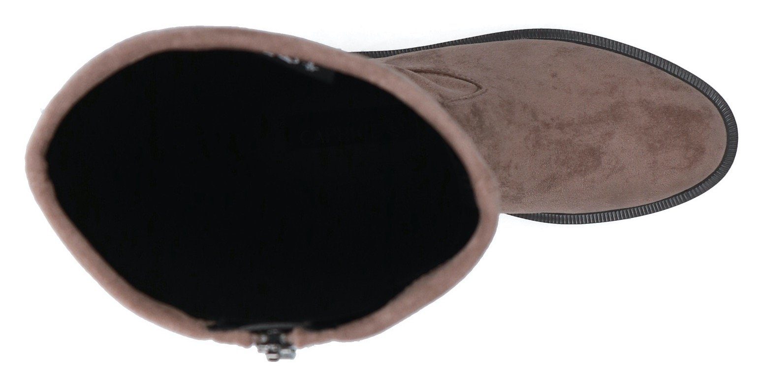 Caprice XS-Schaft ausgestattet, Stiefel mit taupe MemoryFoam