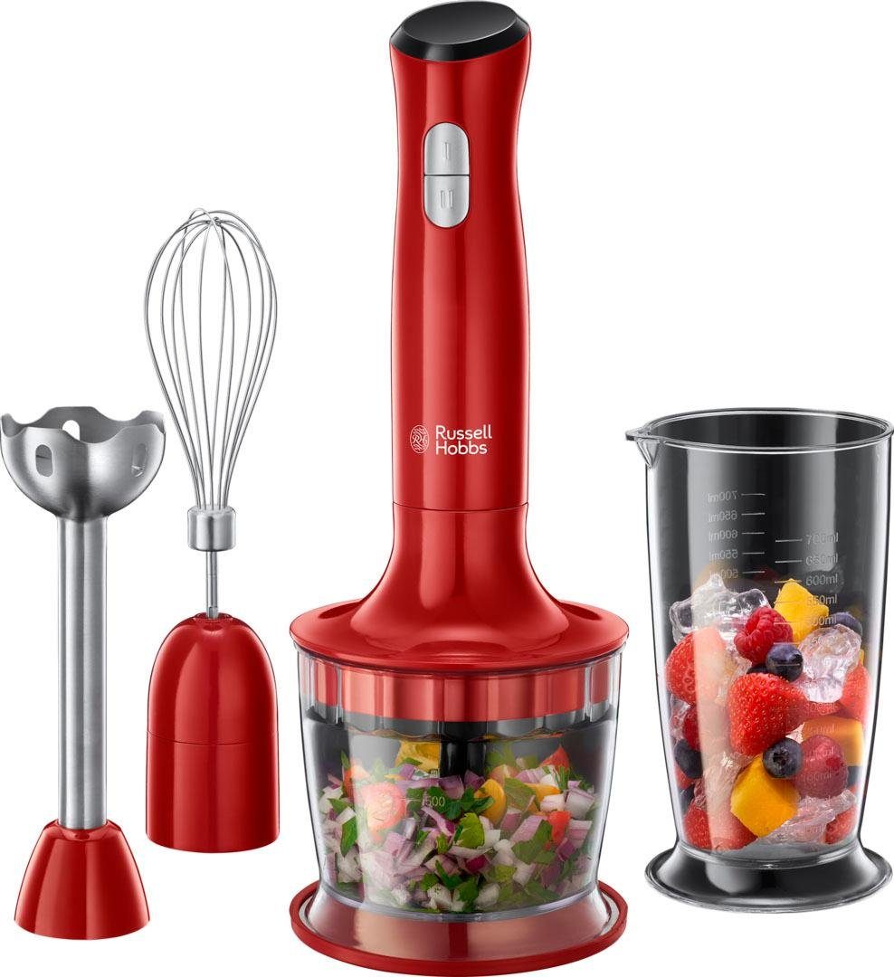 RUSSELL HOBBS Stabmixer Desire 3in1 24700-56, 500 W, 2 Geschwindigkeitsstufen, Edelstahlmesser, spülmaschinengeeignet