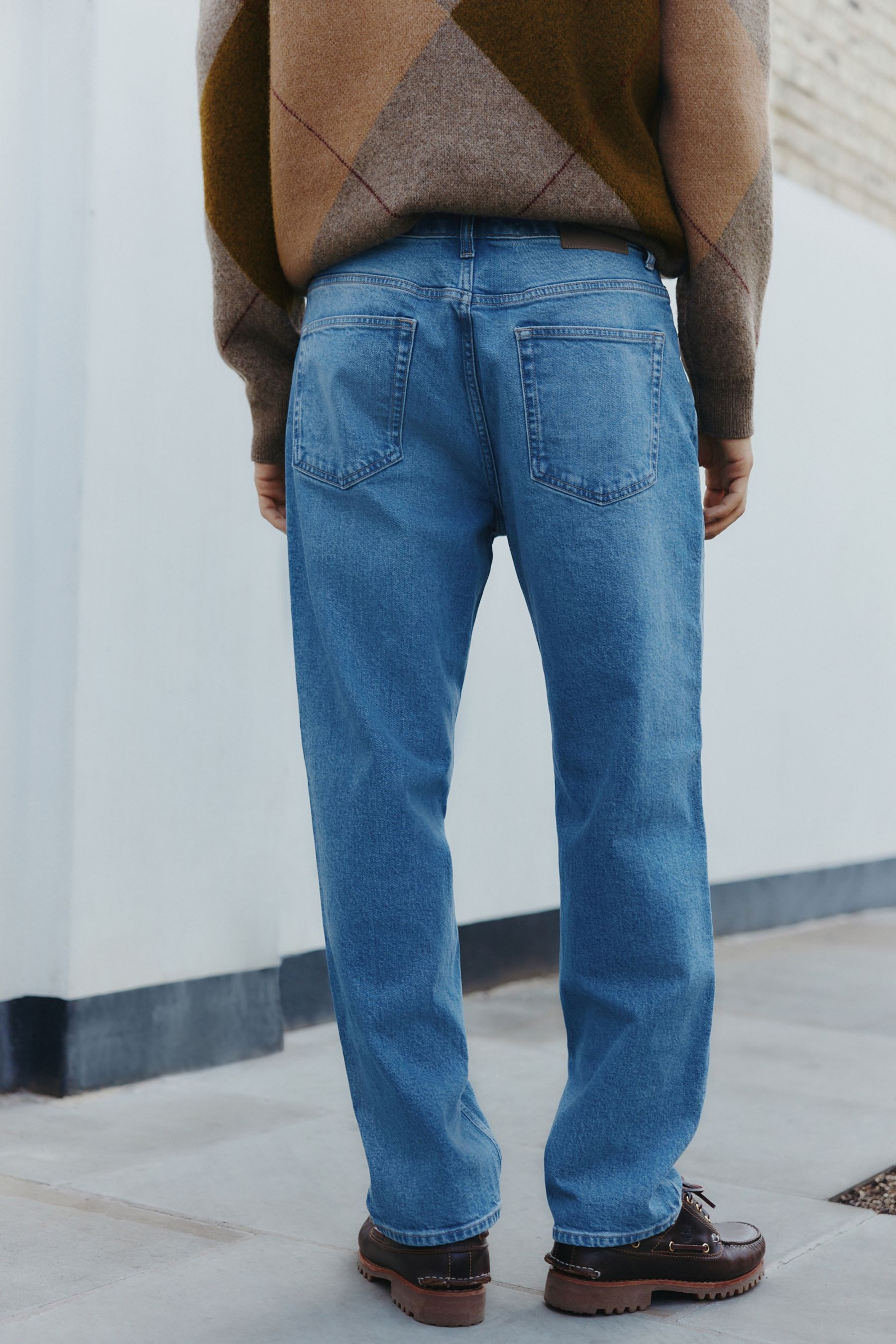 Next Tapered-fit-Jeans Relaxed Tapered Fit Jeans mit Vintage-Waschung (1-tl günstig online kaufen
