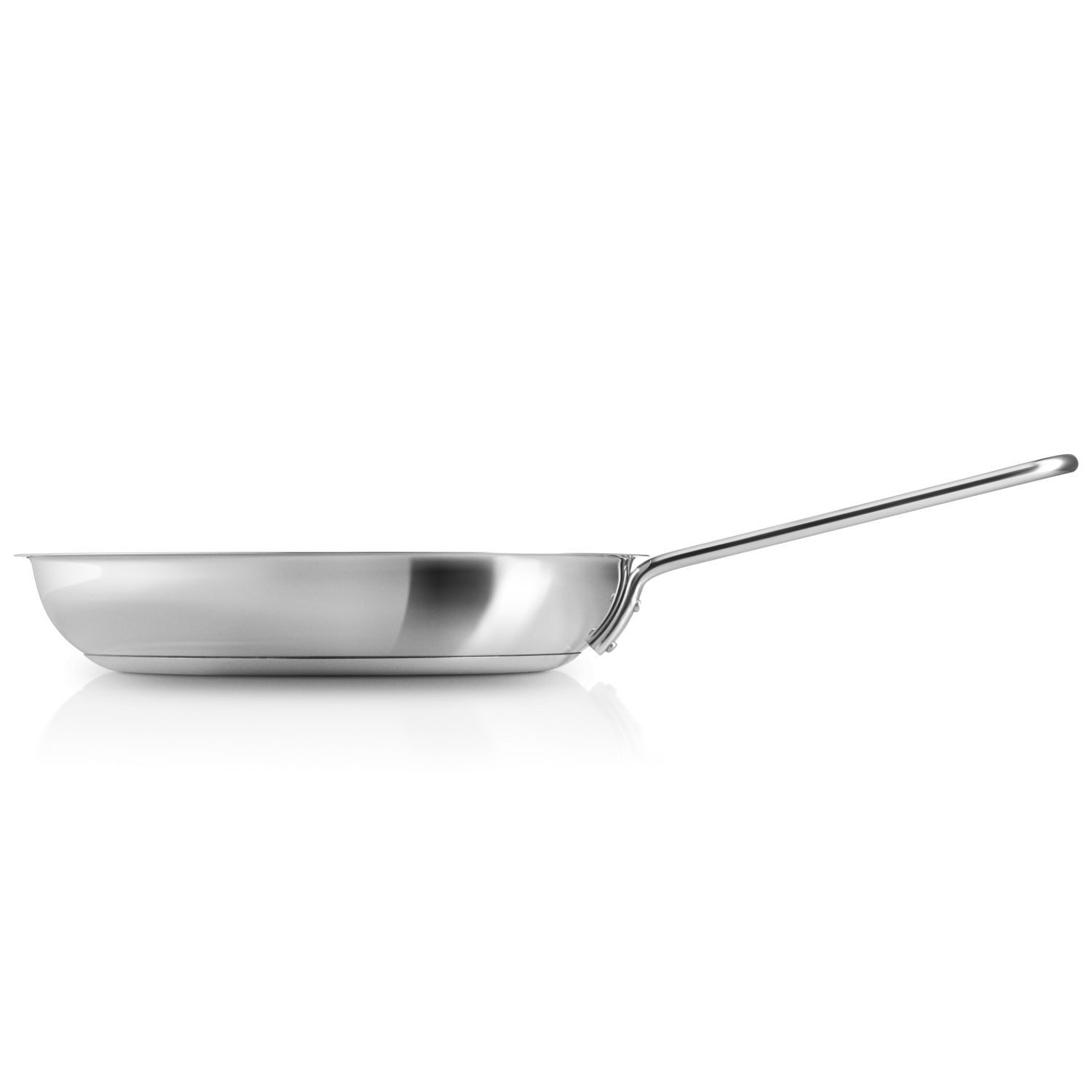 Eva Solo Bratpfanne mit keramischer Antihaftbeschichtung 24 cm, Edelstahl, Aluminium