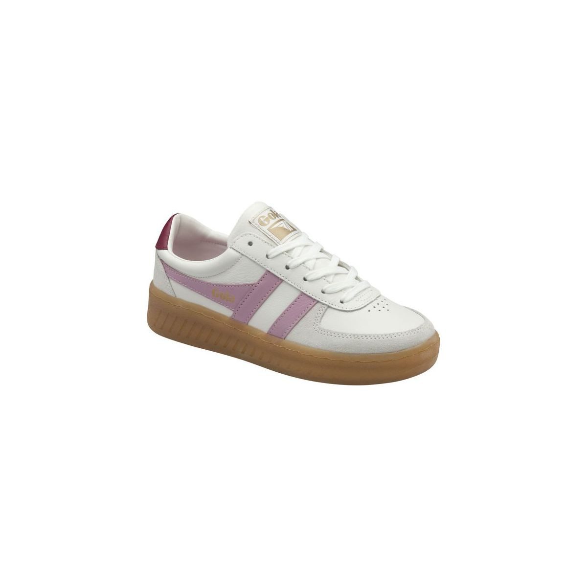Gola Grandslam Elite Sneaker Women Outdoorschuh Stilvolle und komfortable Damensneaker aus Leder mit gefüttertem