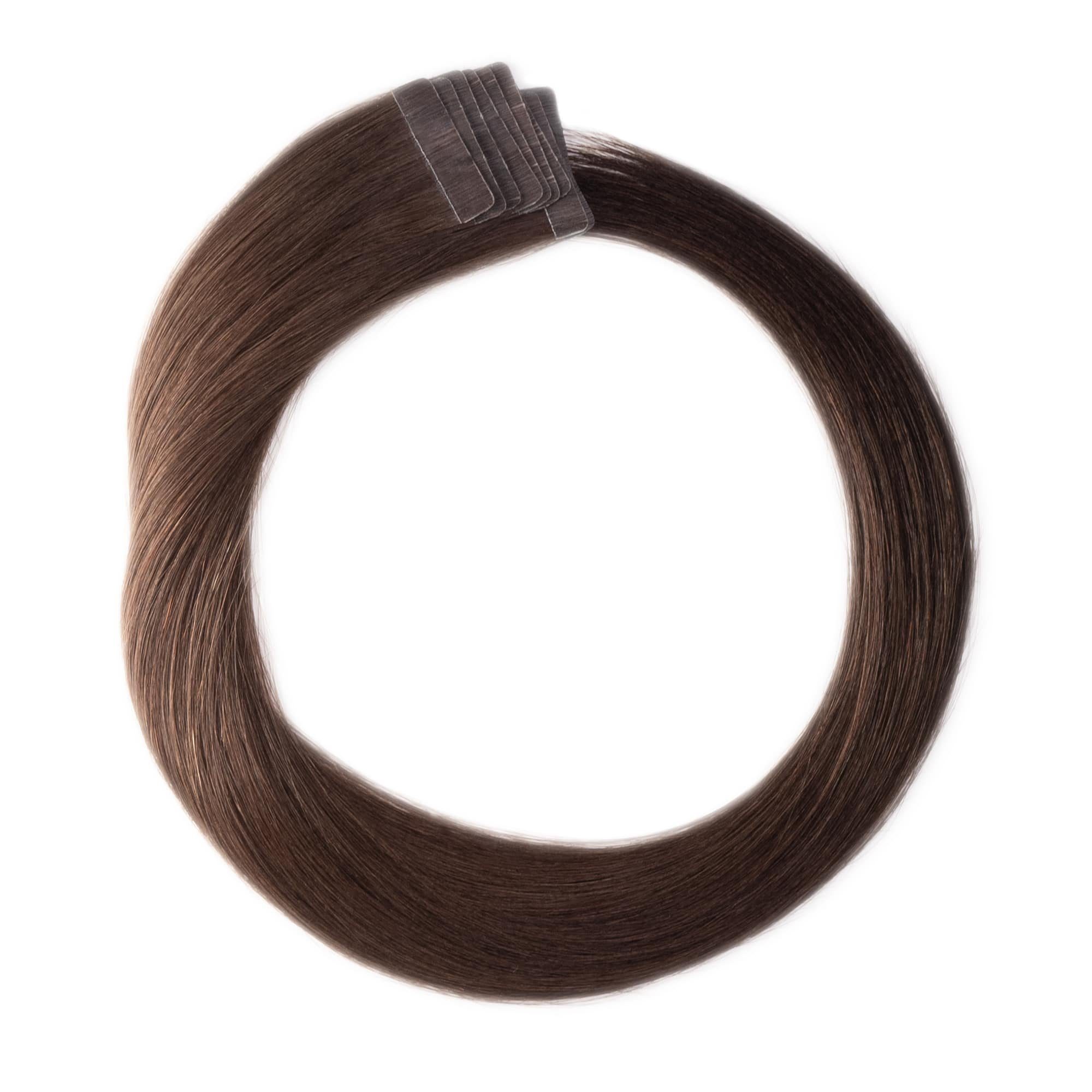 Global Extend Echthaar-Extension Tape-Extensions #02 dunkelbraun