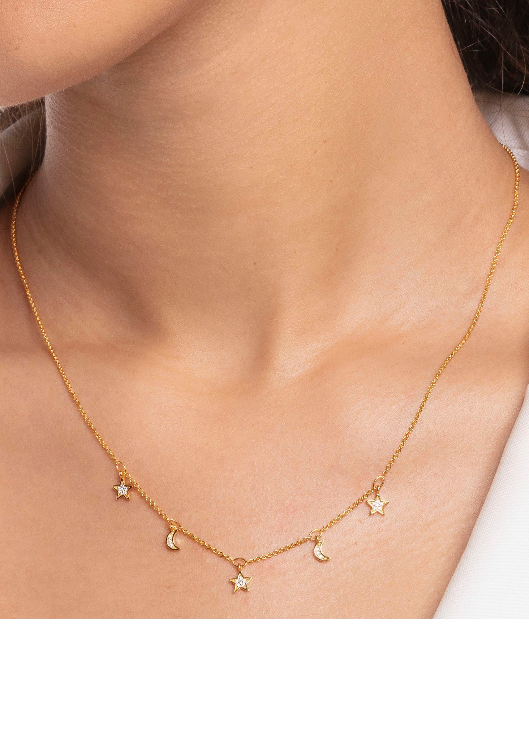 THOMAS SABO Goldkette Monde & Sterne...