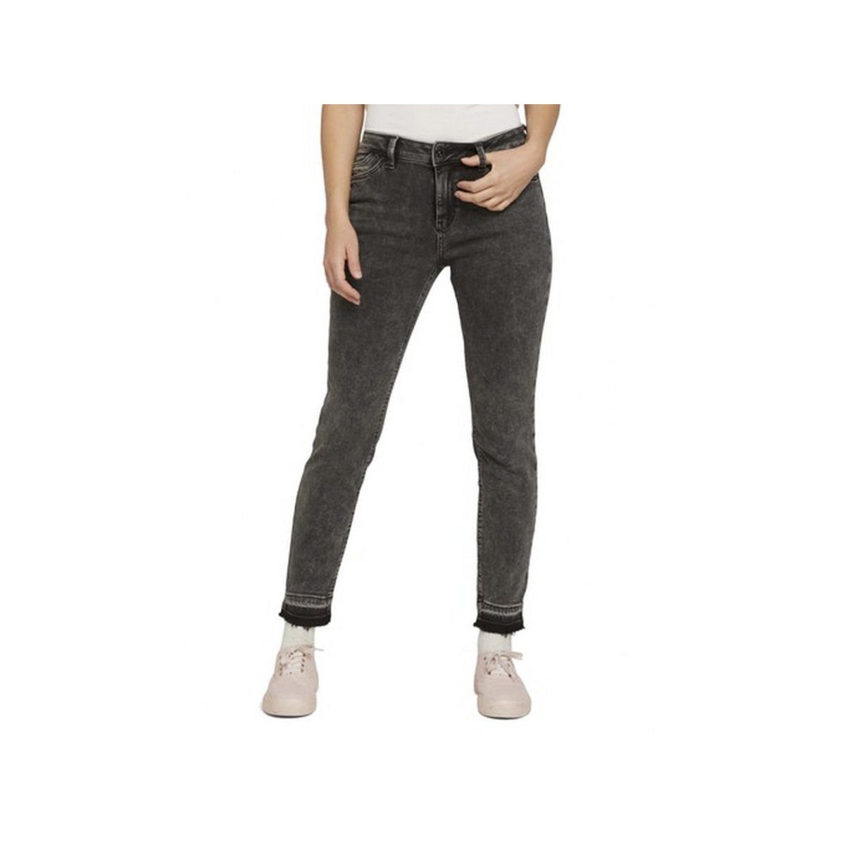 5-Pocket-Jeans TOM TAILOR mittel-grau (1-tlg)