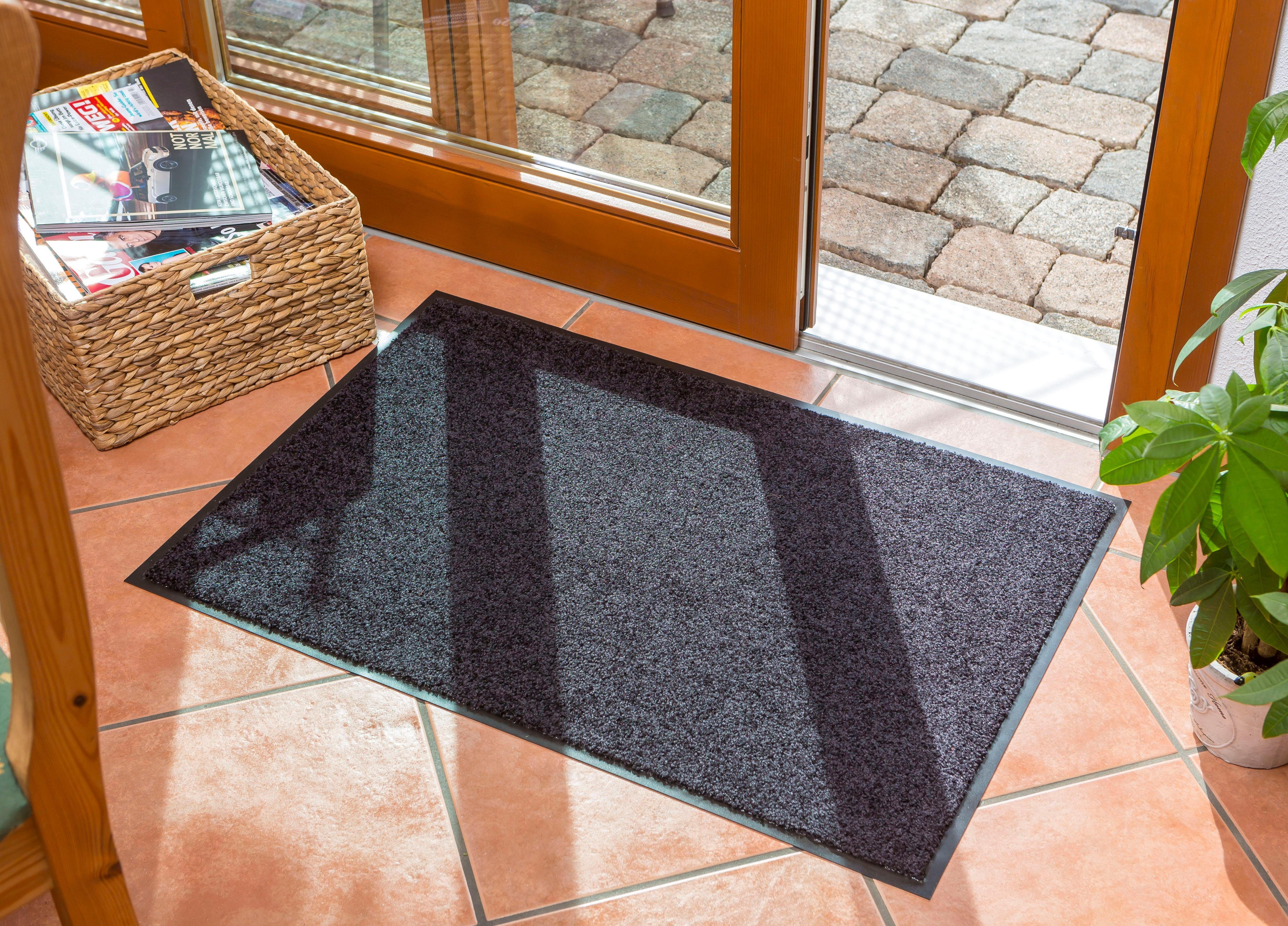 Astra Sauberlaufmatte Proper Tex Uni schwarz 60 x 90 cm günstig online kaufen