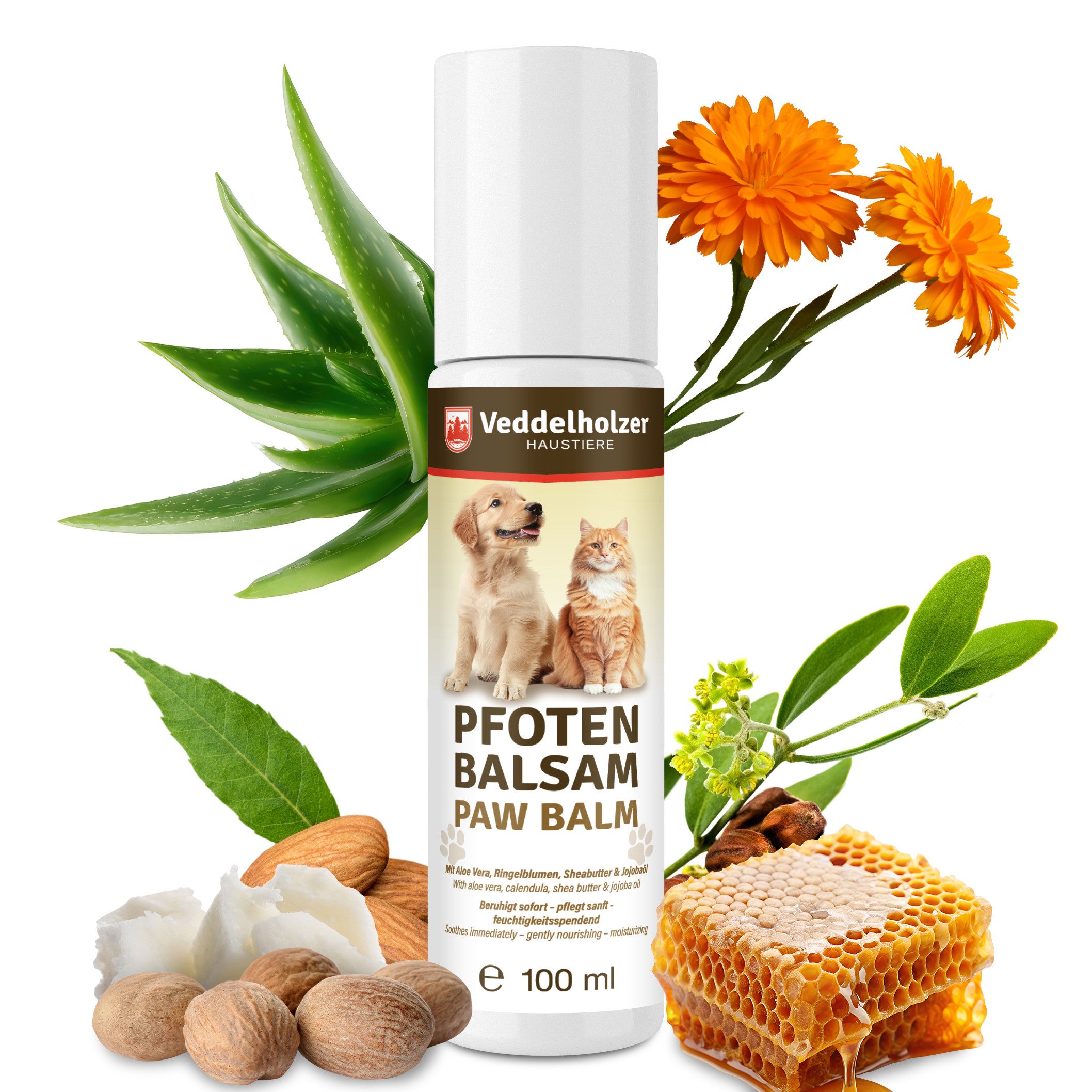 Veddelholzer Pfotenpflege 100 ml Pfotenbalsam