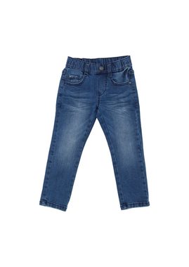 s.Oliver 5-Pocket-Jeans Jeans Shawn / Regular Fit / Mid Rise / Straight Leg Waschung, Zierknopf