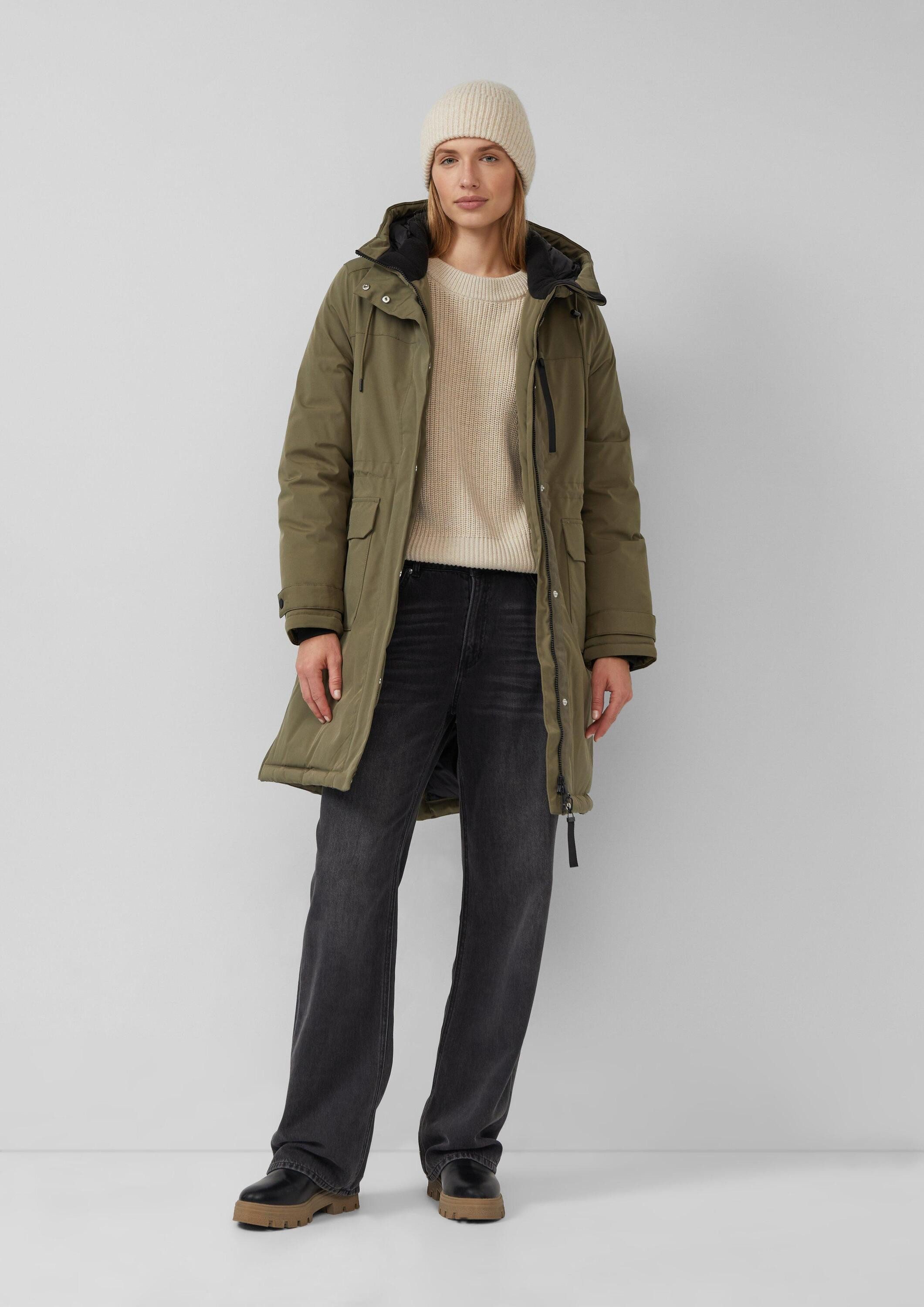 s.Oliver Wintermantel Outdoor-Mantel Wasserabweisender Parka