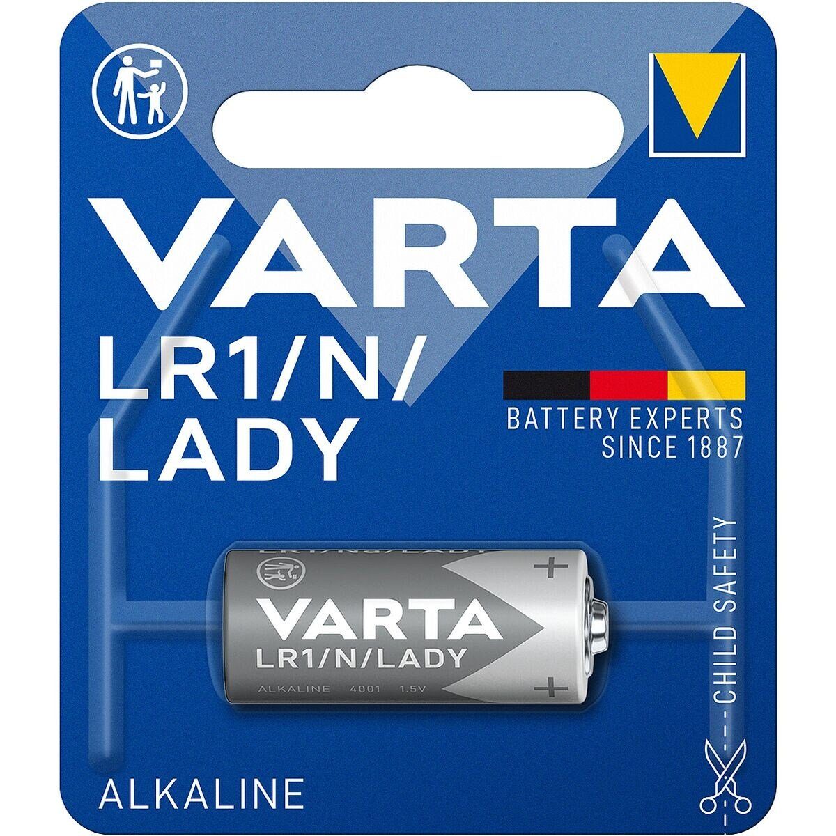 1,5 St), ELECTRONICS LR1 Batterie, N V, / (1 Alkali VARTA / Lady,