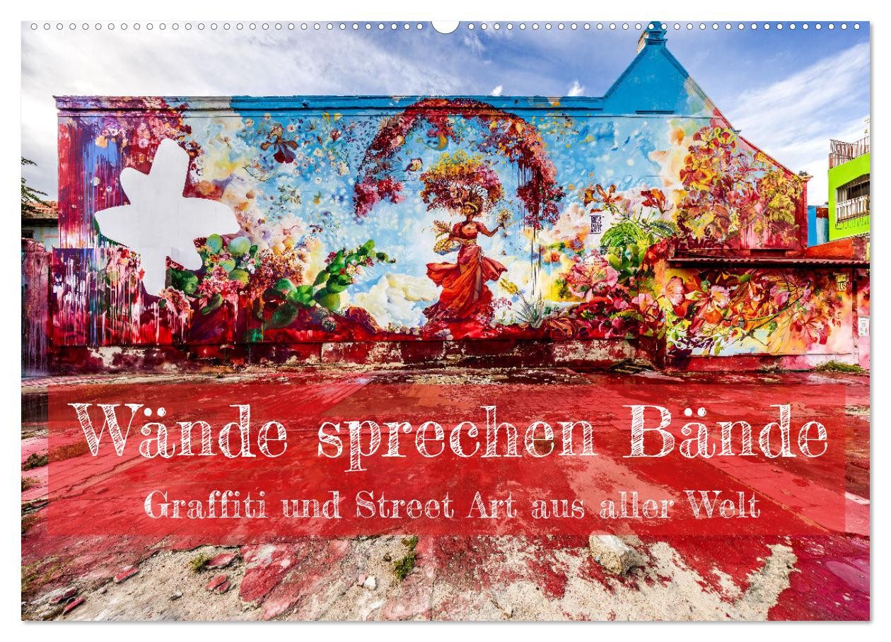 CALVENDO Wandkalender Wände sprechen Bände (Wandkalender 2027 DIN A2 quer), CALVENDO Monatsk