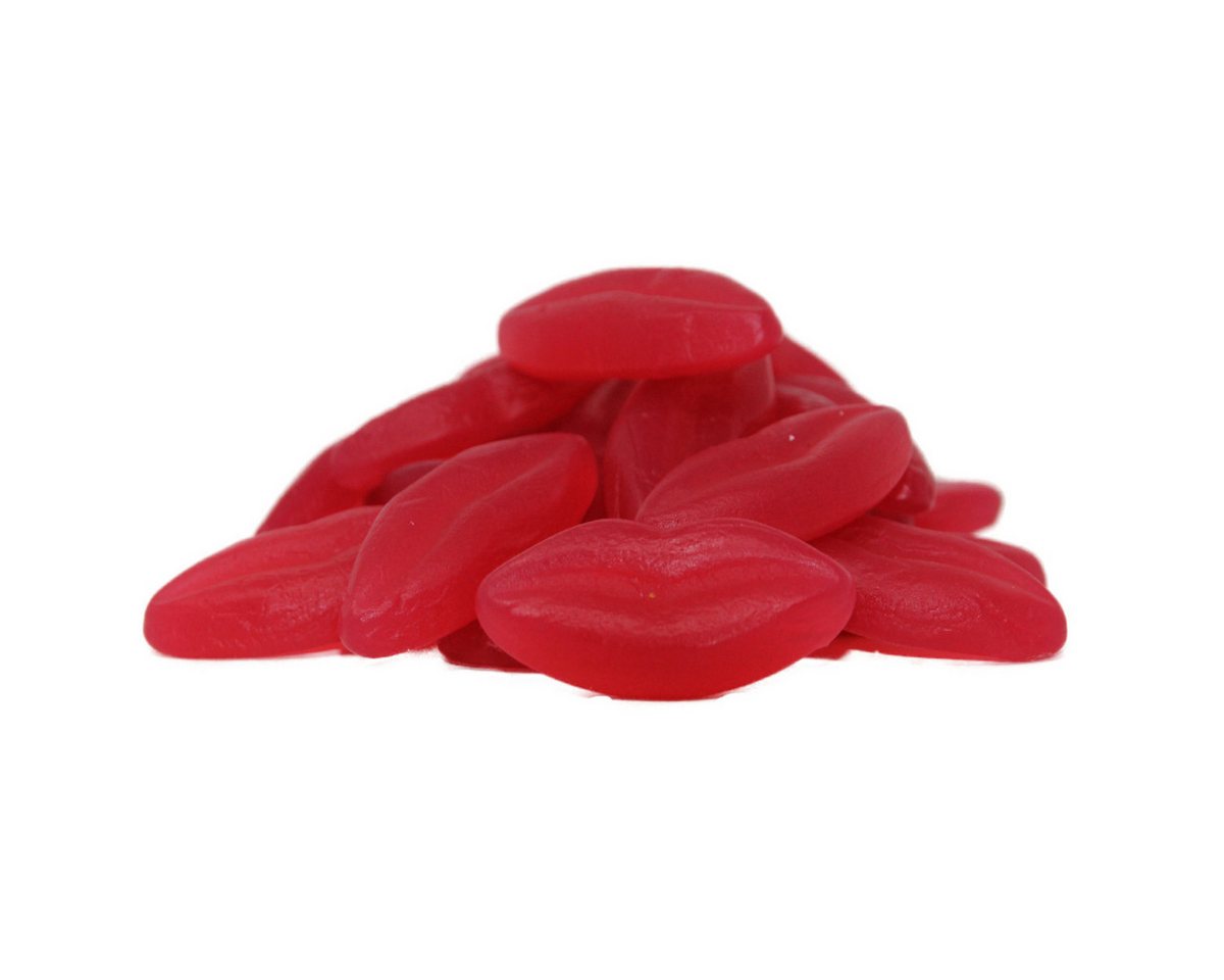 Frisia Süßigkeit, Frisia rote Lippen gelatinefreies Fruchtgummi Red Lips vegan 1500g