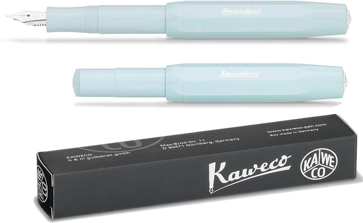 Kaweco Füllhalter Sport Skyline Mint - EXTRA FINE, (1-tlg), für Rechts- und Linkshänder