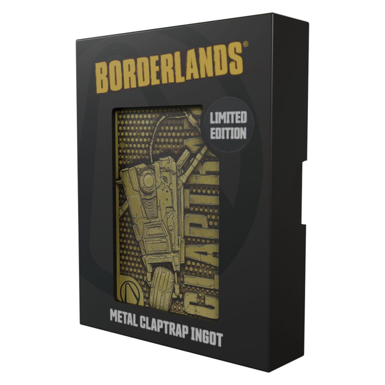 Fanattik Sammelkarte Borderlands Metallbarren Claptrap Limited Edition