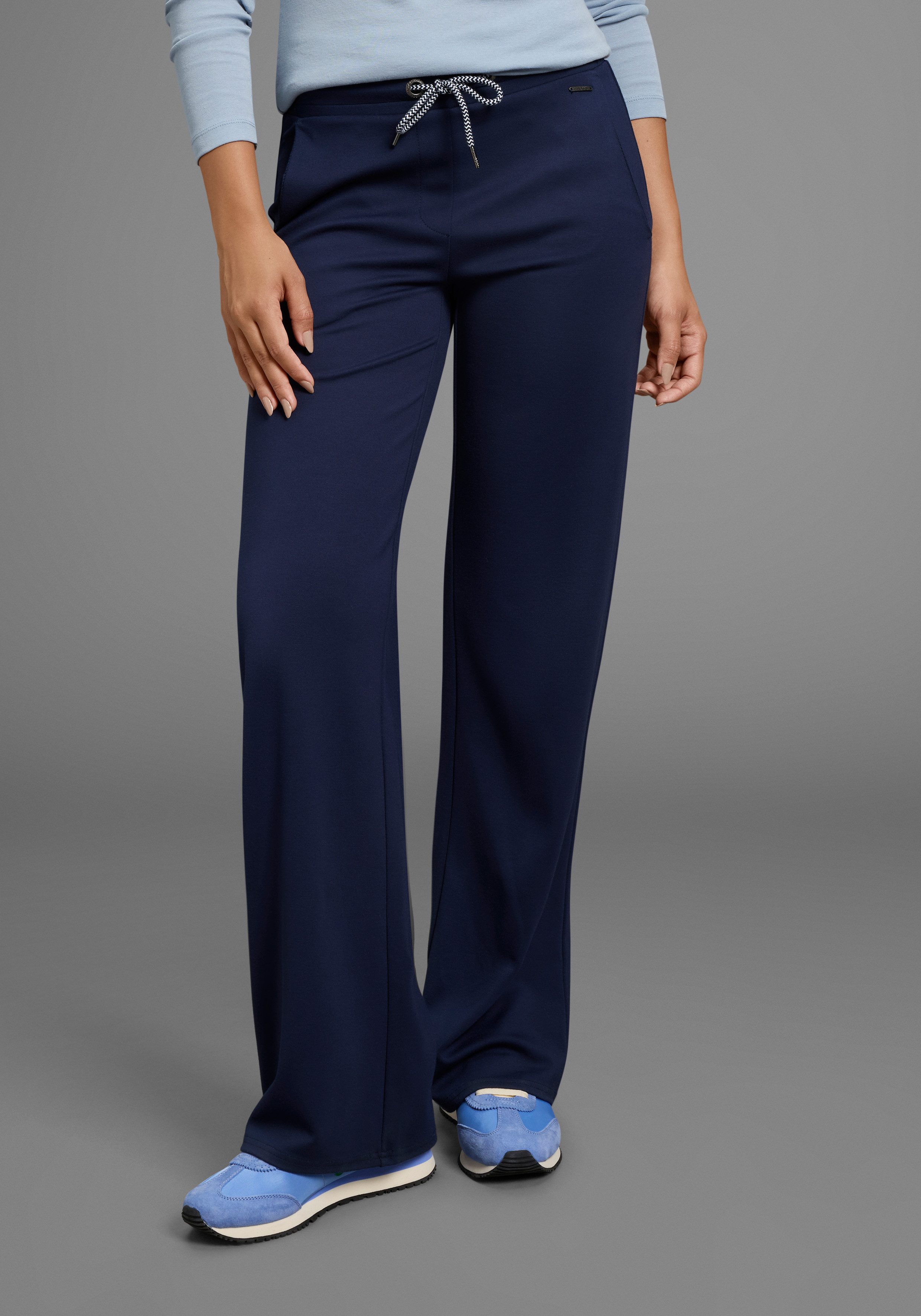 KangaROOS Palazzohose im Loose Fit mit Kordelzug günstig online kaufen