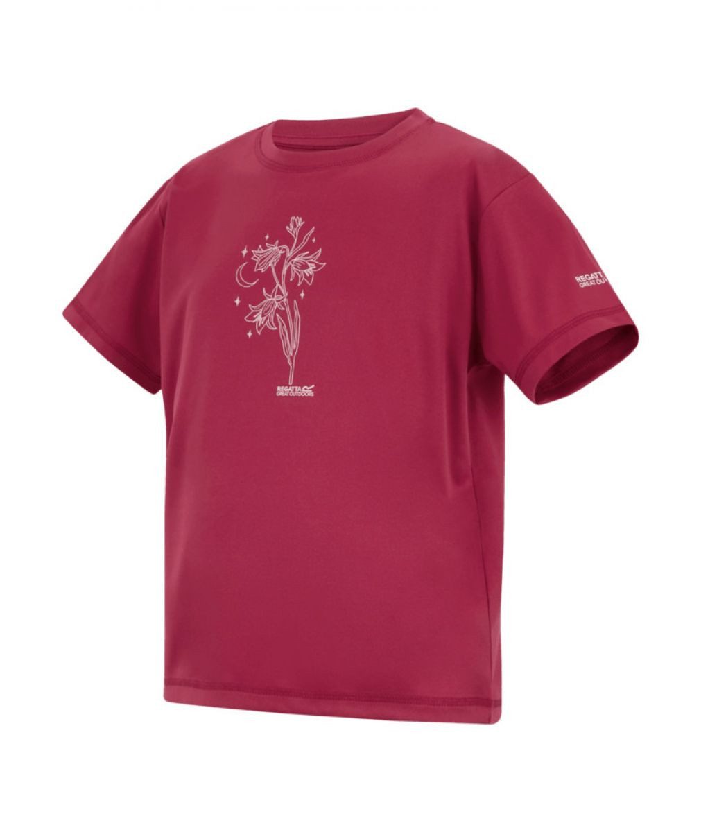 Regatta T-Shirt Kinder T-shirt in melierte und einfarbige Optionen - Aria
