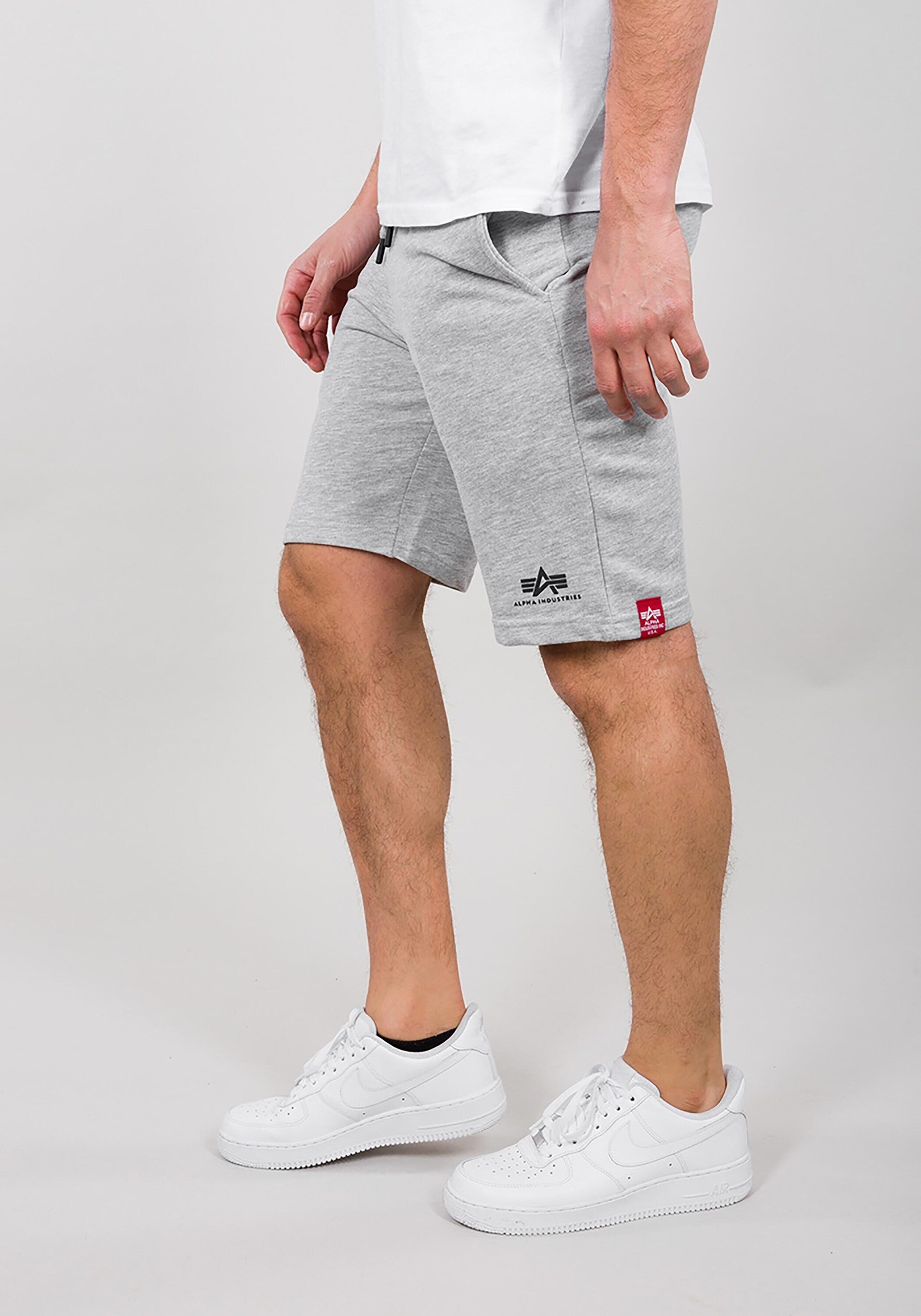 Alpha Industries Sweatshorts Alpha Industries Men - Shorts Big Letters Short grey heather | Sweatshorts