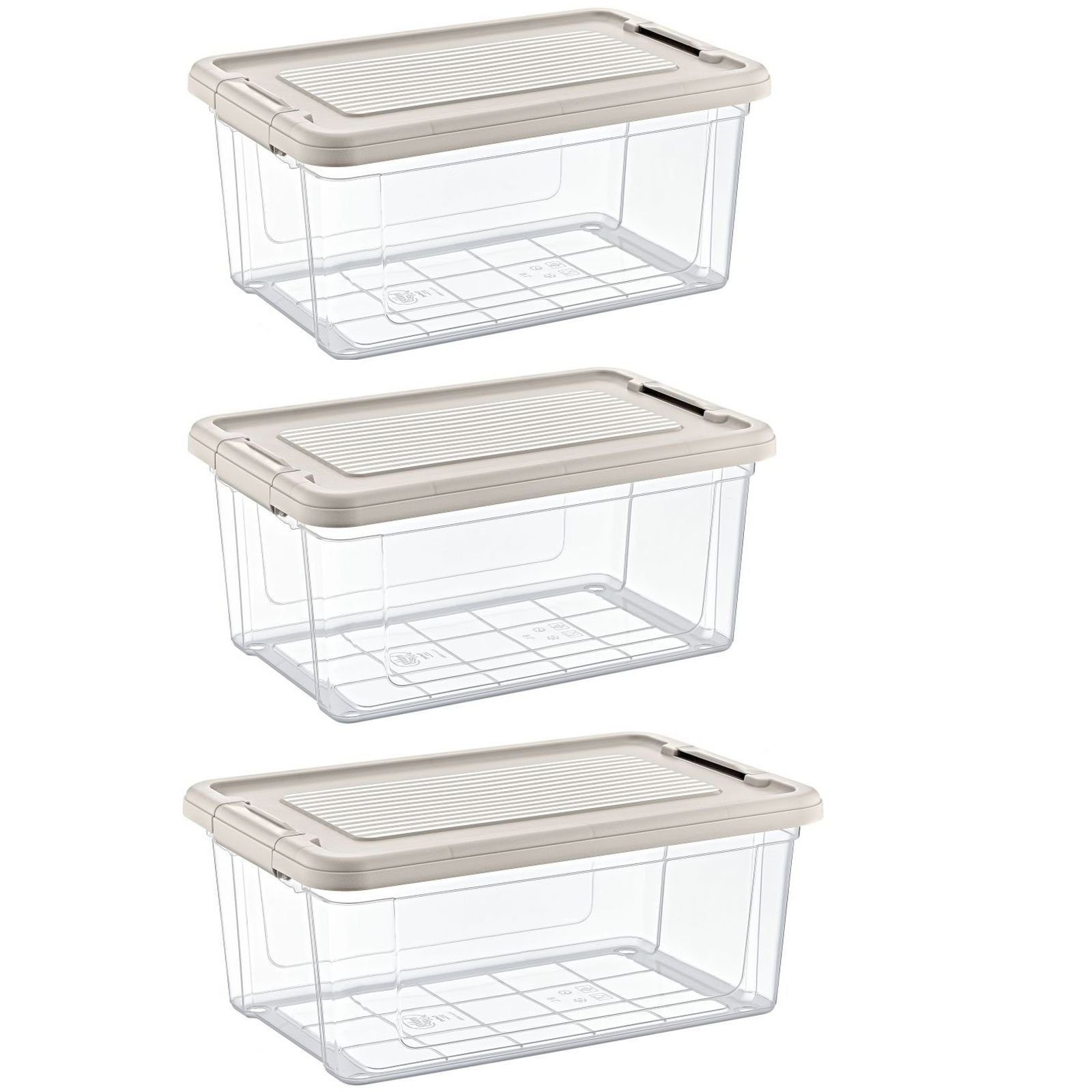 Produktbild von Kistenberg 36er Set Truck Aufbewahrungsboxen – Stapelbar, 11,5 X 8,0 X 6,0 Cm, Rot, Für Werkstatt & Garage