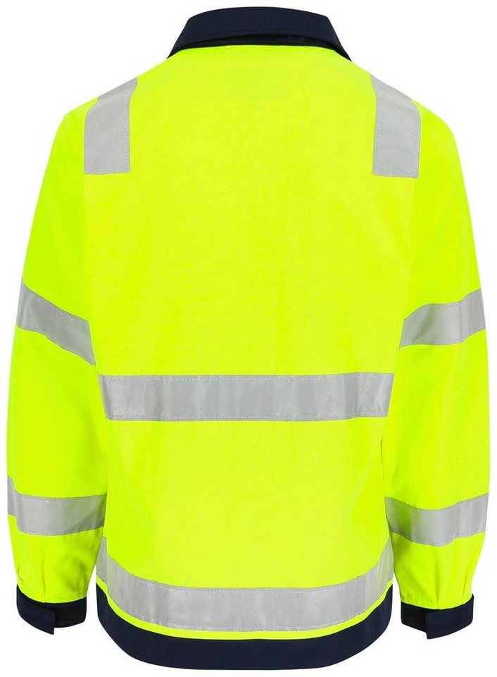 Herock Arbeitsjacke Hydros Hochsichtbar Jacke Hochwertig, 5 Taschen,  eintellbare Bündchen, 5cm reflektierende Bänder