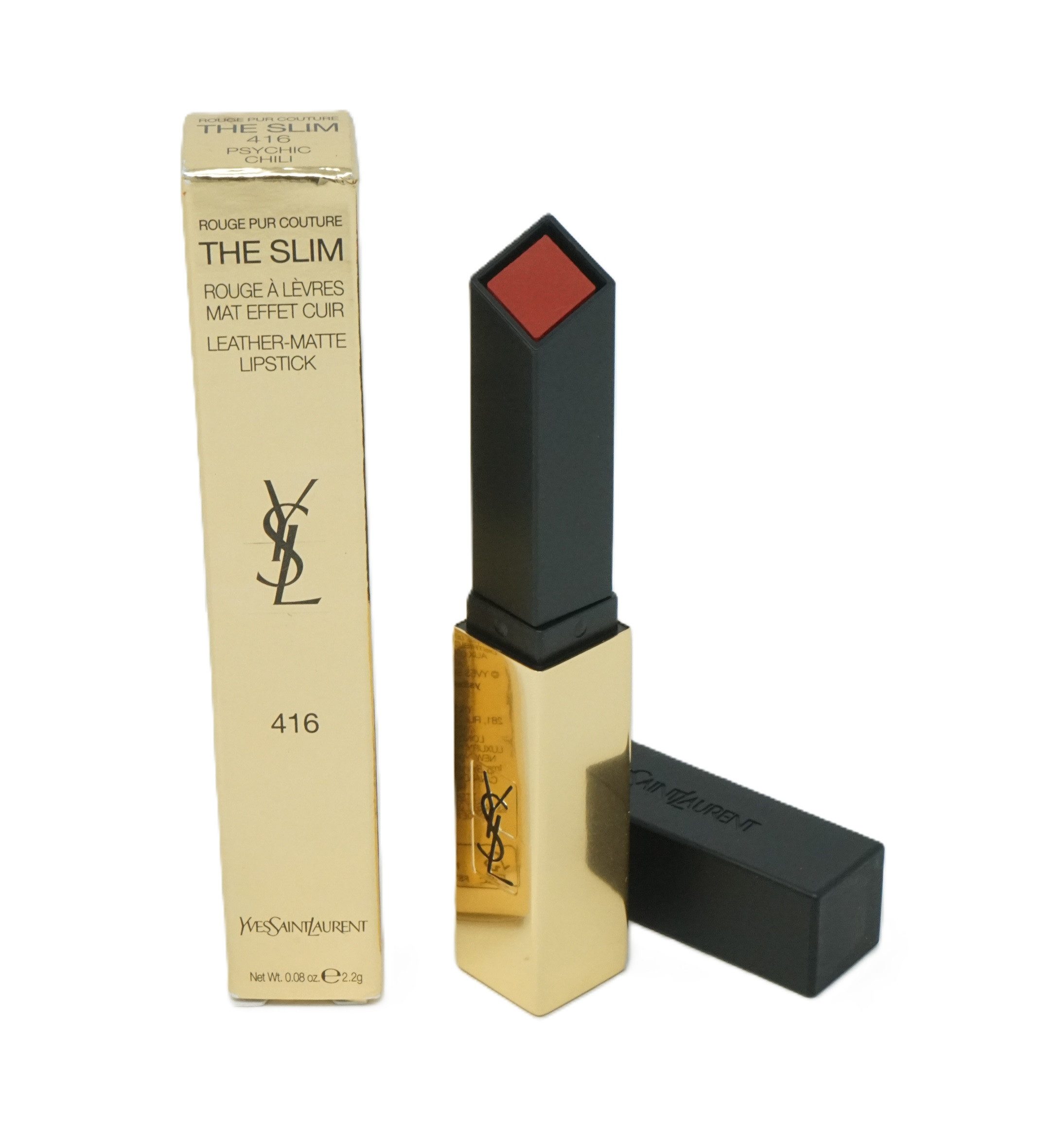 YVES SAINT LAURENT Lippenstift Yves Saint Laurent The Slim Leather Matte Lippenstift 2,2g 416