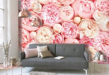 living walls Fototapete Designwalls Roses, glatt, (5 St), Vlies, Wand, Schräge, Decke