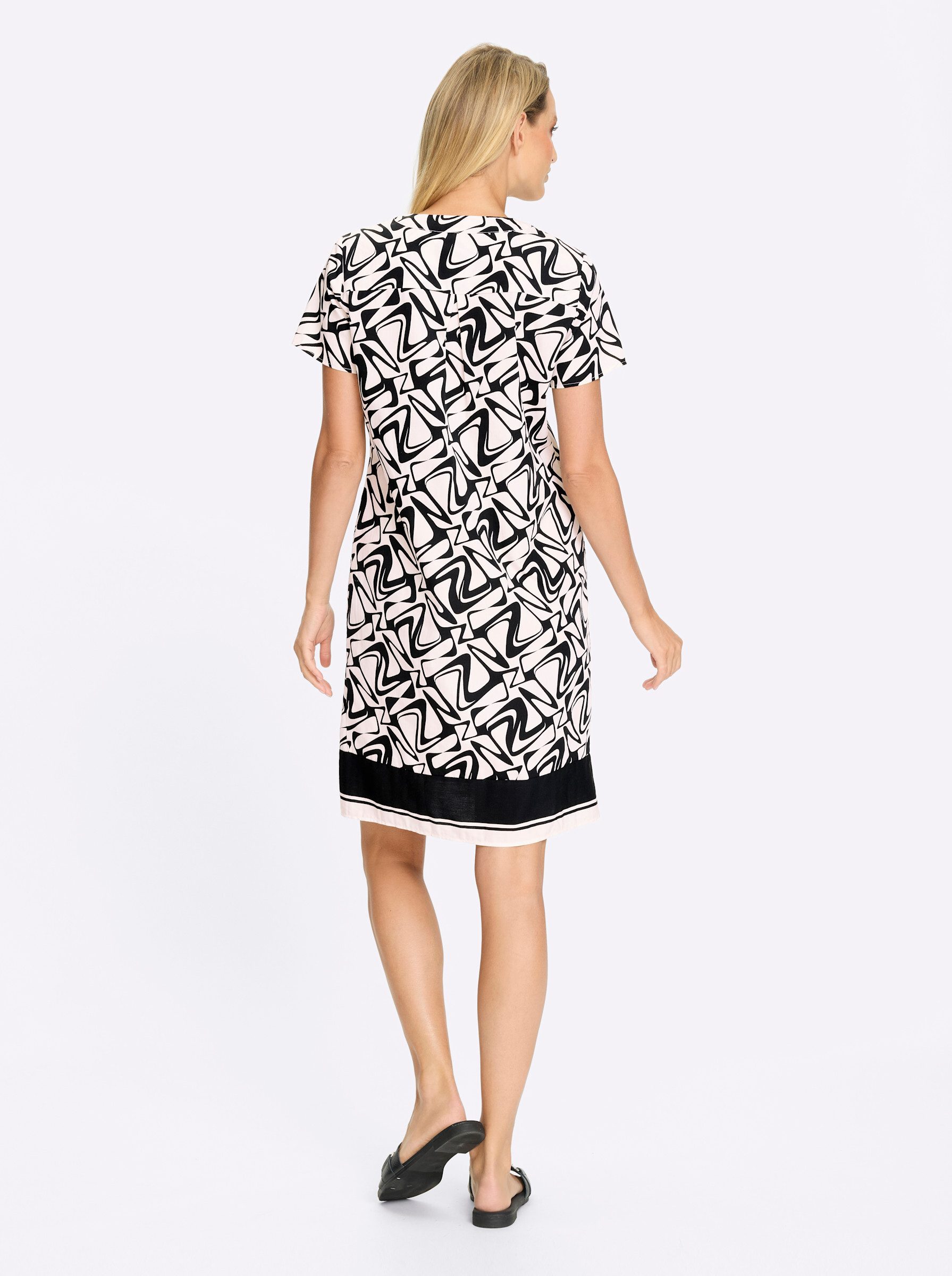 heine Etuikleid Druck-Kleid Kurzarm