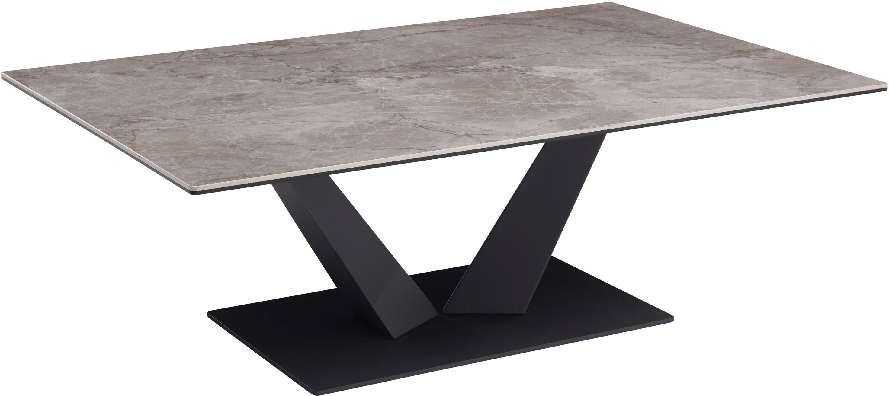 Stolkom Sp.z.o.o. Couchtisch Gisele, 120 cm breit mit Keramikoberfläche