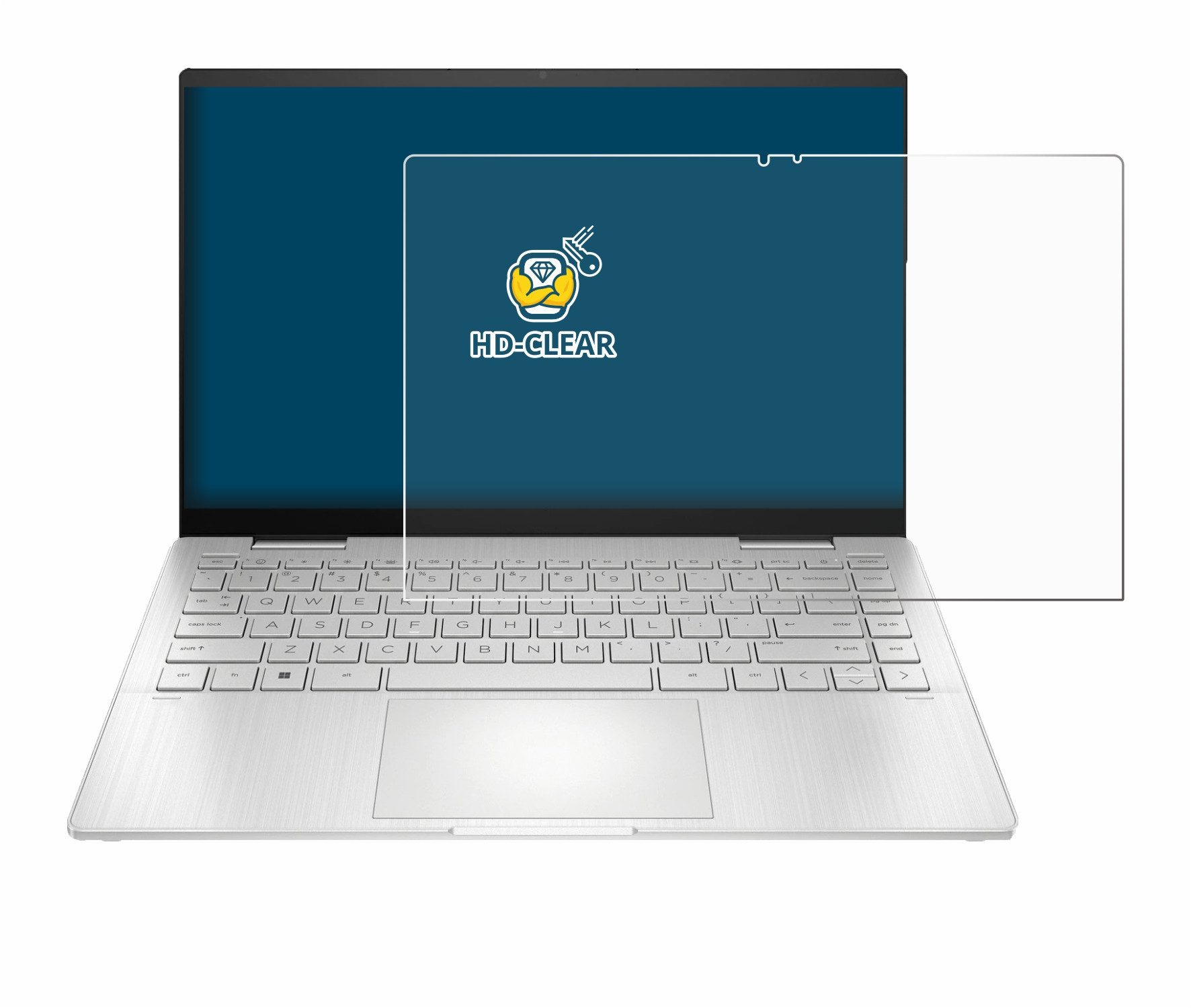 BROTECT Displayschutzfolie Schutzfolie für HP Pavilion x360 2-in-1 (14-ekX), Displayschutz Schutz Folie Klar Transparent