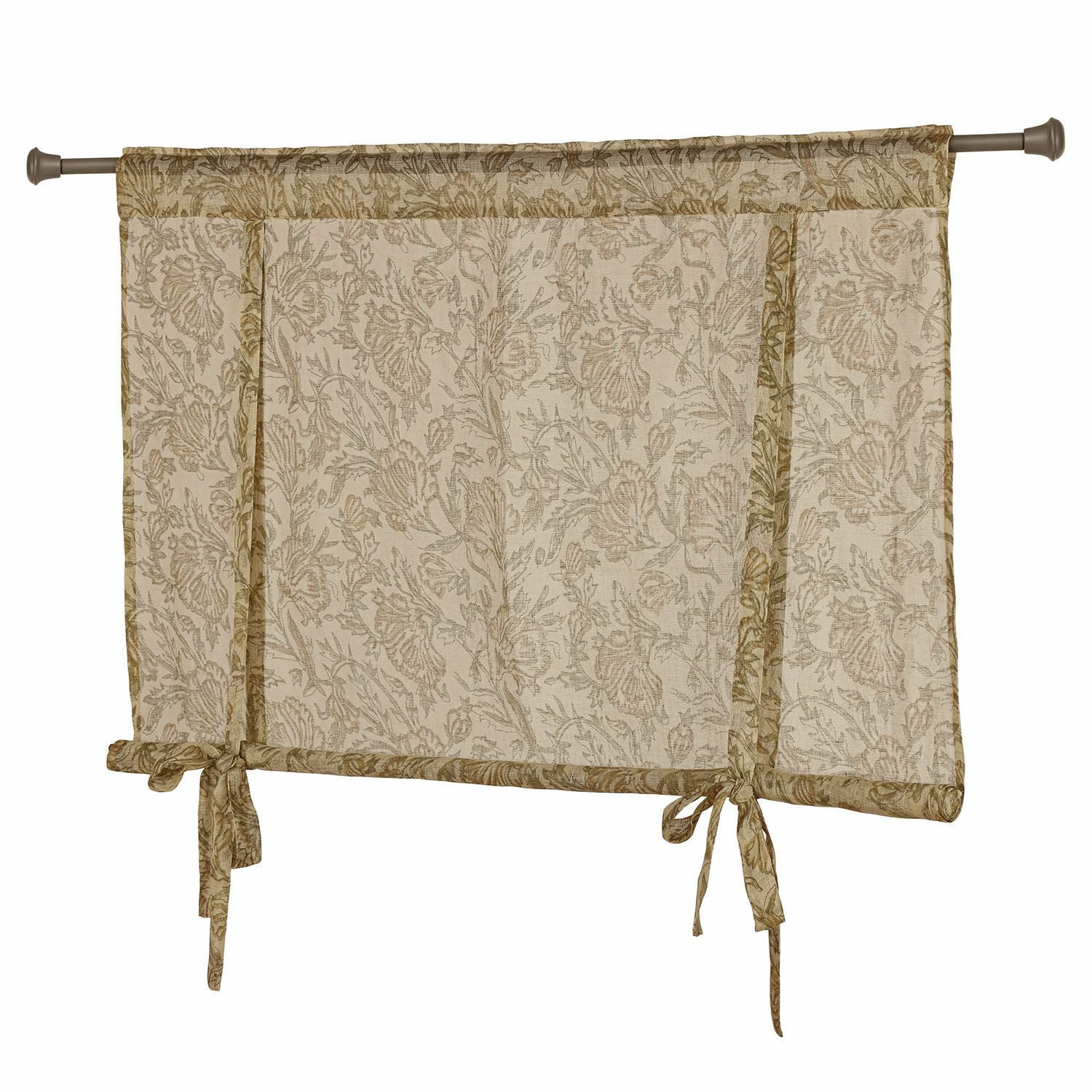 Mirabeau Raffrollo Scheibengardine Ivernelle braun/beige