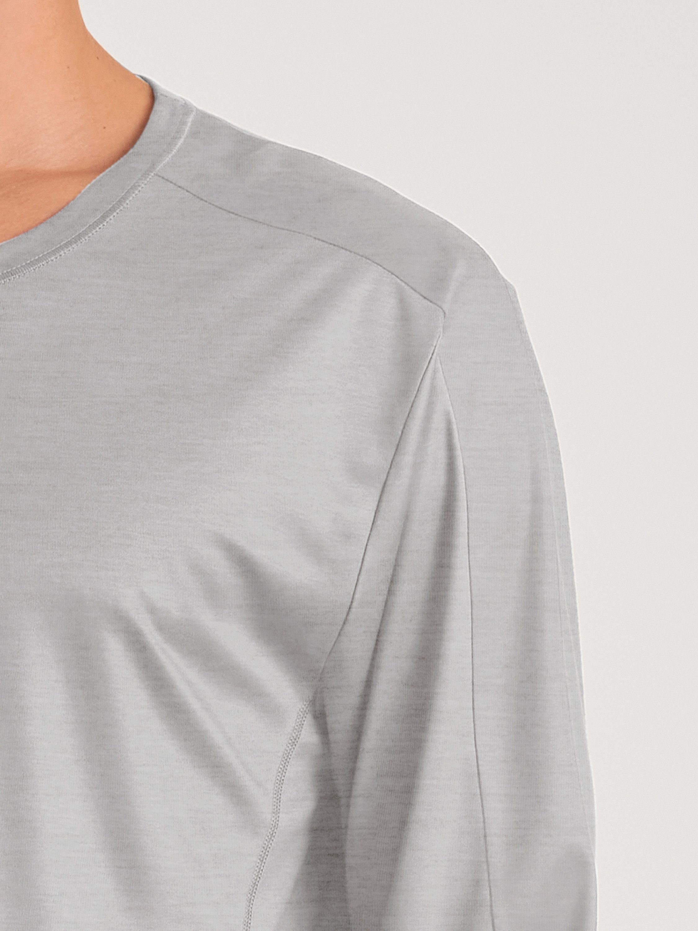 CALIDA Pyjamaoberteil DEEPSLEEPWEAR Cooling Herren (1-tlg) natürliche Thermoregulierung, stoppt Überhitzung