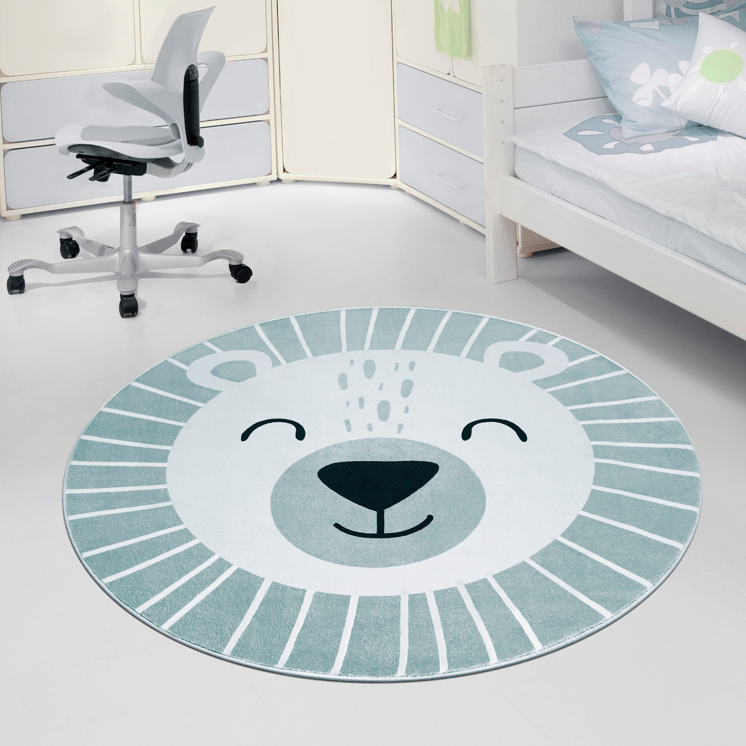 Paco Home Kinderteppich Tosbik 481, rund, günstig online kaufen