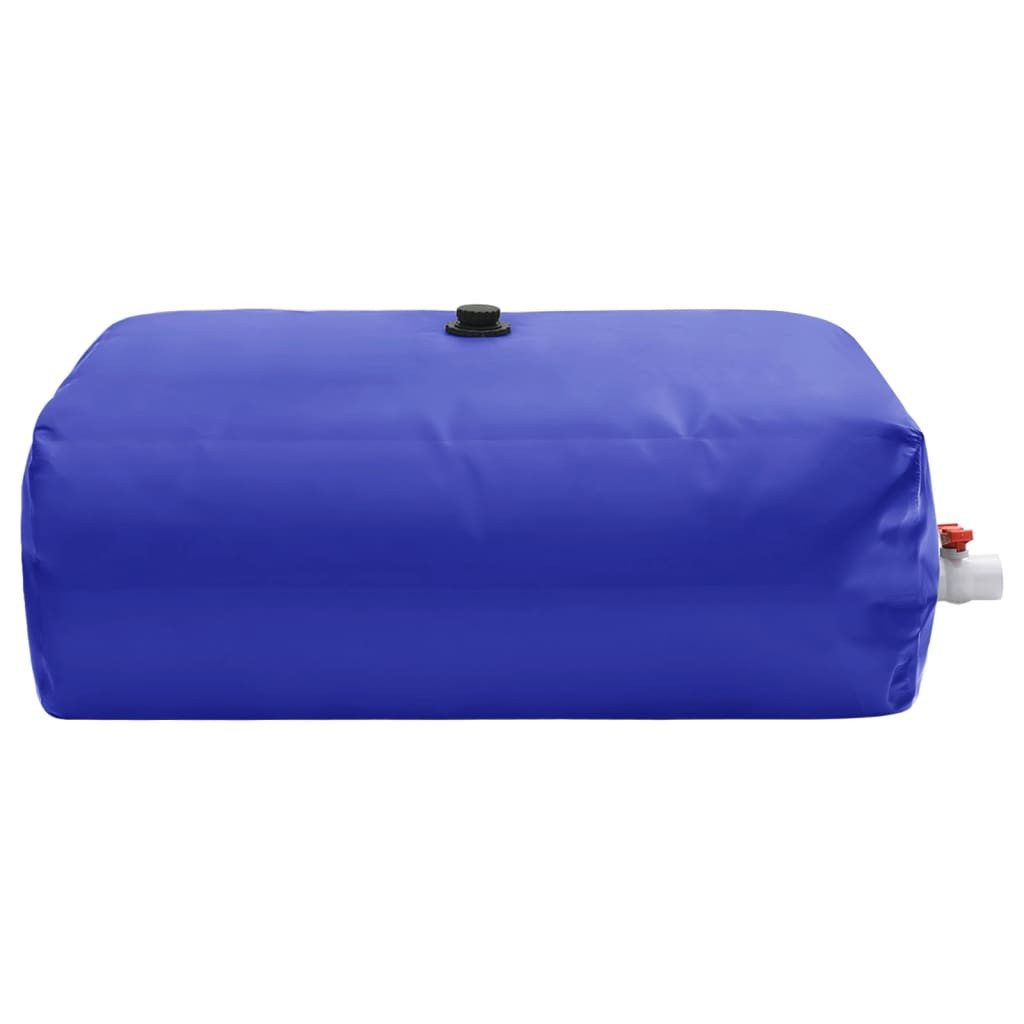 vidaXL Bewässerungssystem Wassertank mit Wasserhahn Faltbar 500 L PVC, (1-tlg)
