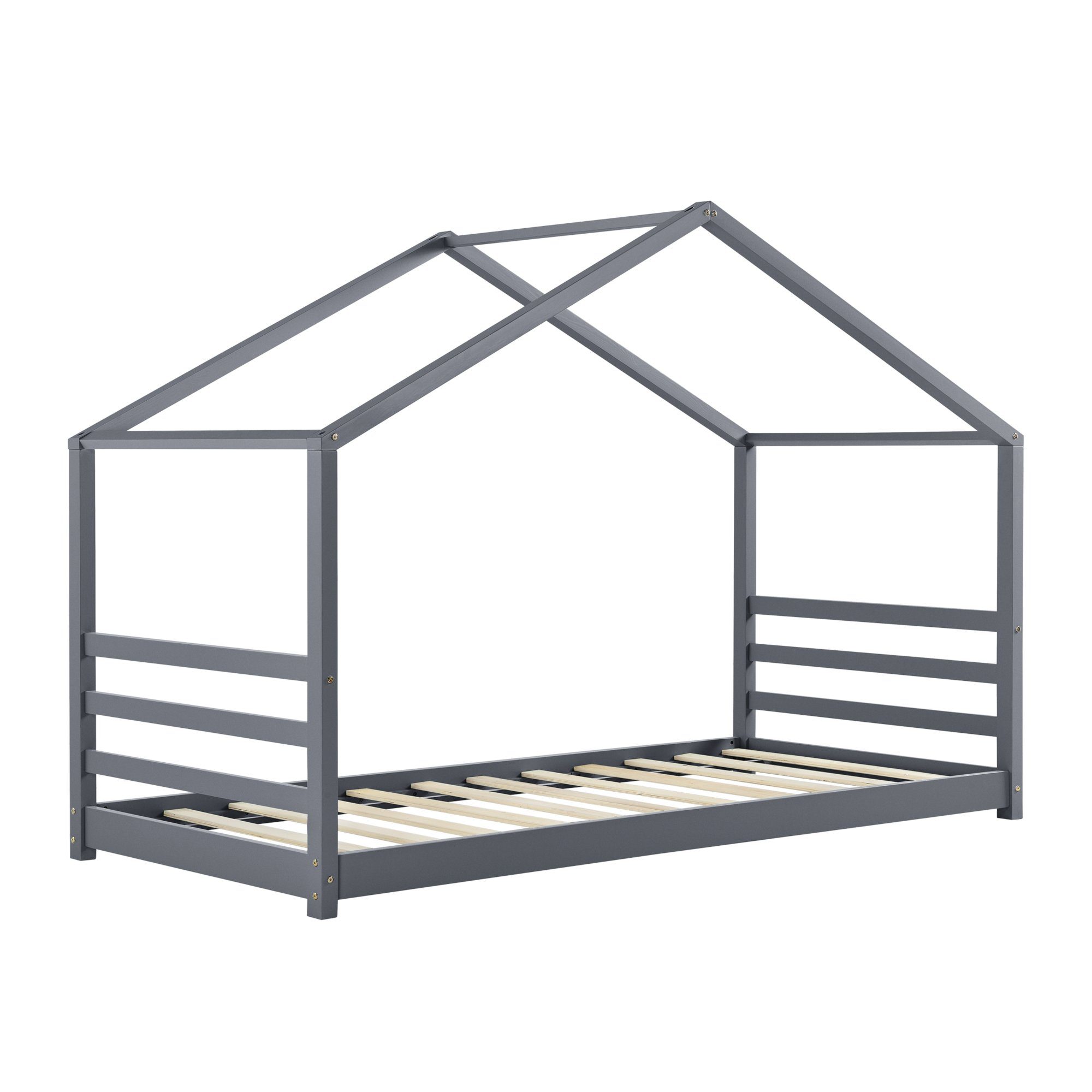 en.casa Kinderbett, »Vardø« Hausbett Jugendbett 90x200cm günstig online kaufen
