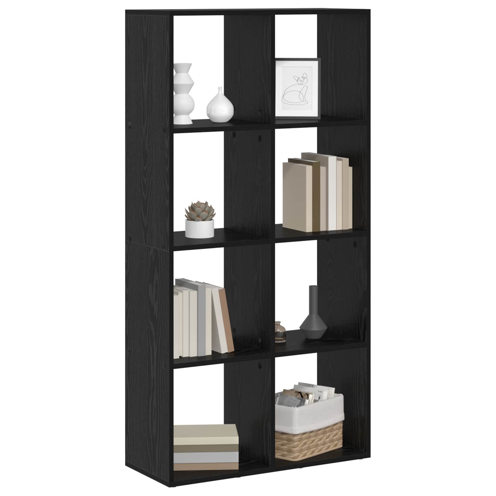 vidaXL Bücherregal Bücherregal 8 Ebenen 69,5 x 29 x 137,5 cm Holzwerkstoff, 1-tlg.
