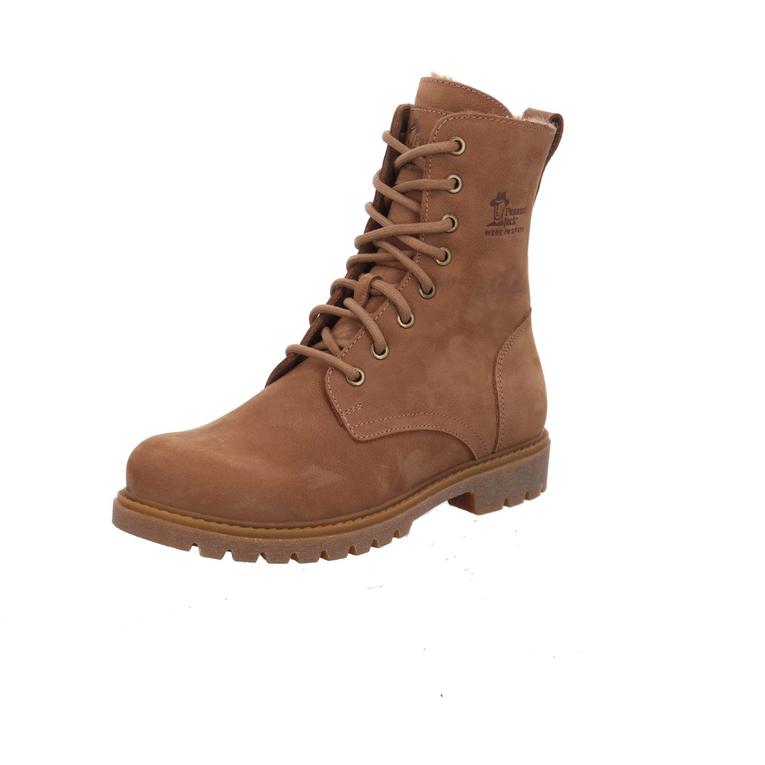 Panama Jack Frisia B30 Nobuck Taupe Schnürstiefelette