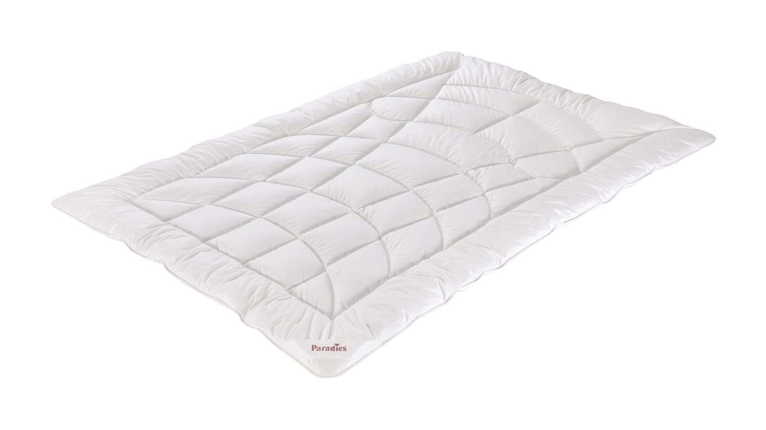 Paradies Baumwollbettdecke Steppbett DALA BIO, 155 x 220 cm, Weiß, Füllung: günstig online kaufen