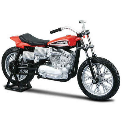 Maisto® Modellmotorrad Modellmotorrad - HD Serie 39 »1972 XR750 Racing Bike (rot)«, Maßstab 1:18, detailliertes Modell