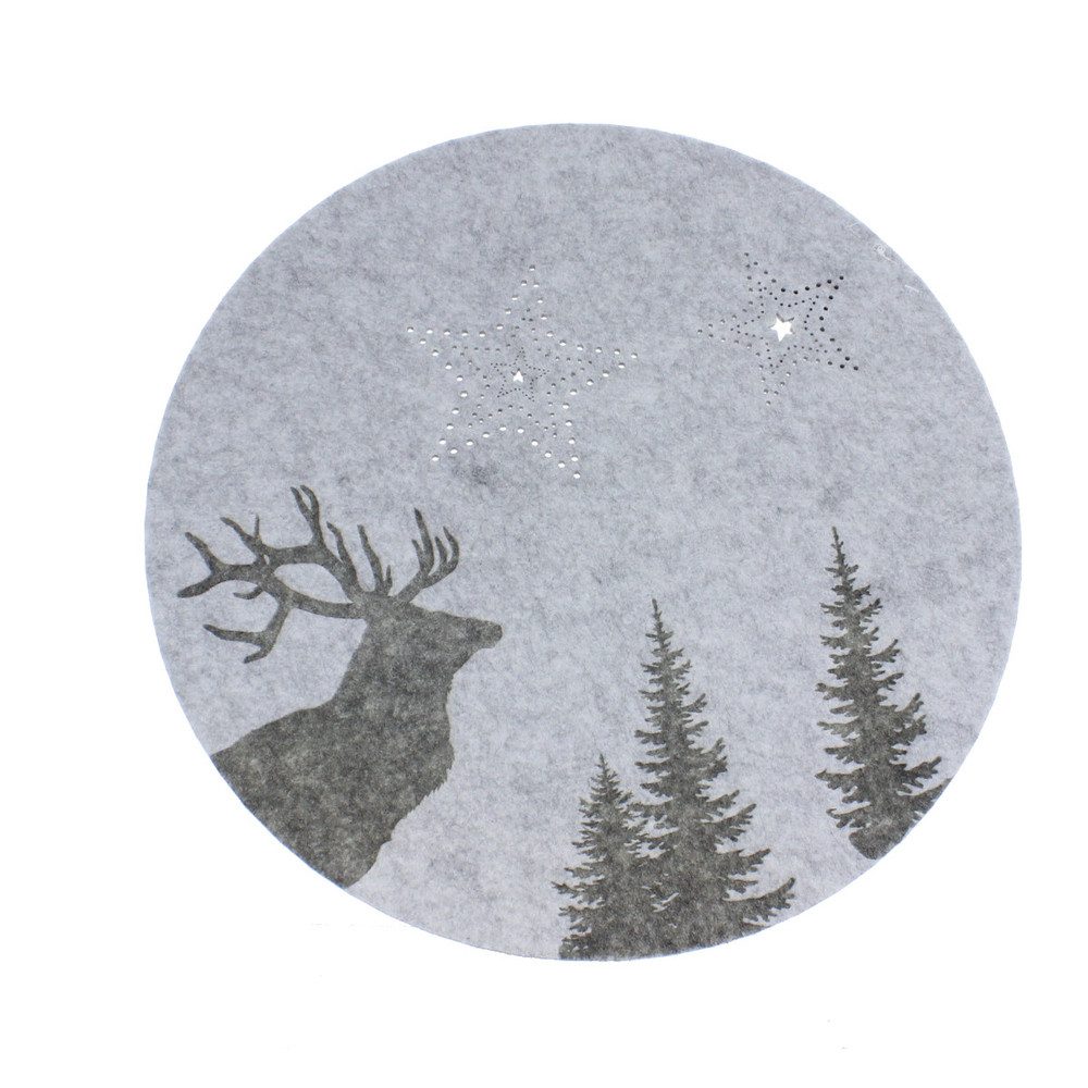 MICA Platzset Deckchen - rund - ca. 30 x 0,5 cm günstig online kaufen