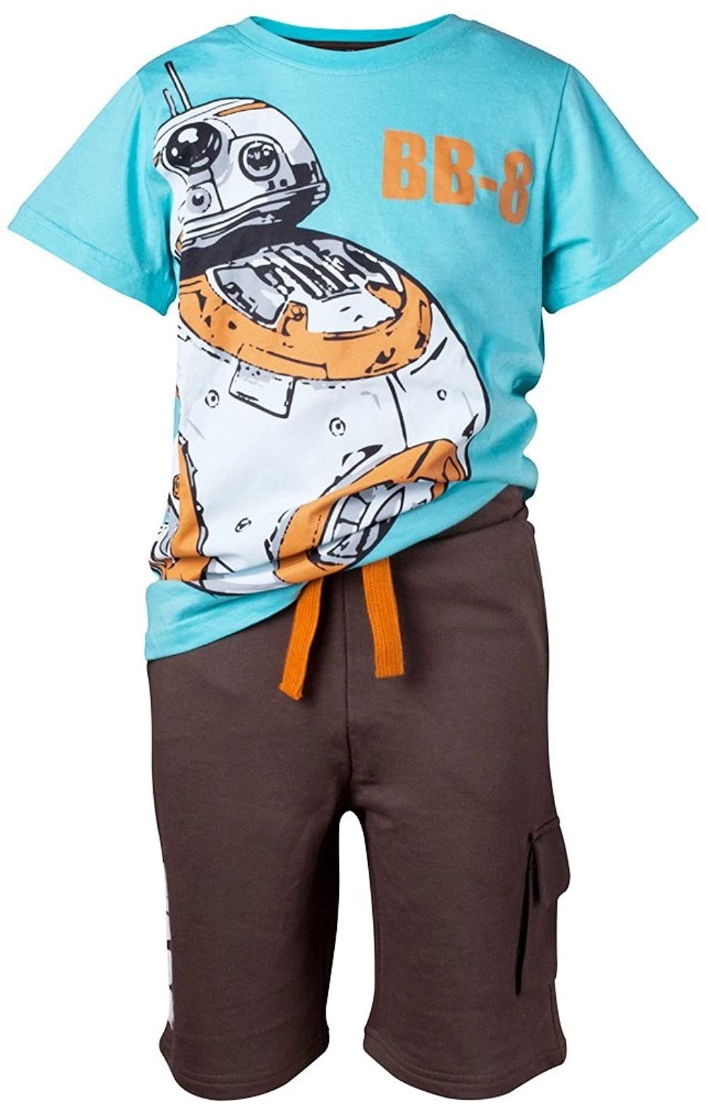 Star Wars Pyjama Star wars The last Jedi Pyjama BB-8 Boy's Summer Set Shorty Pyjama Sky - Gr. 116 128 134 152 158