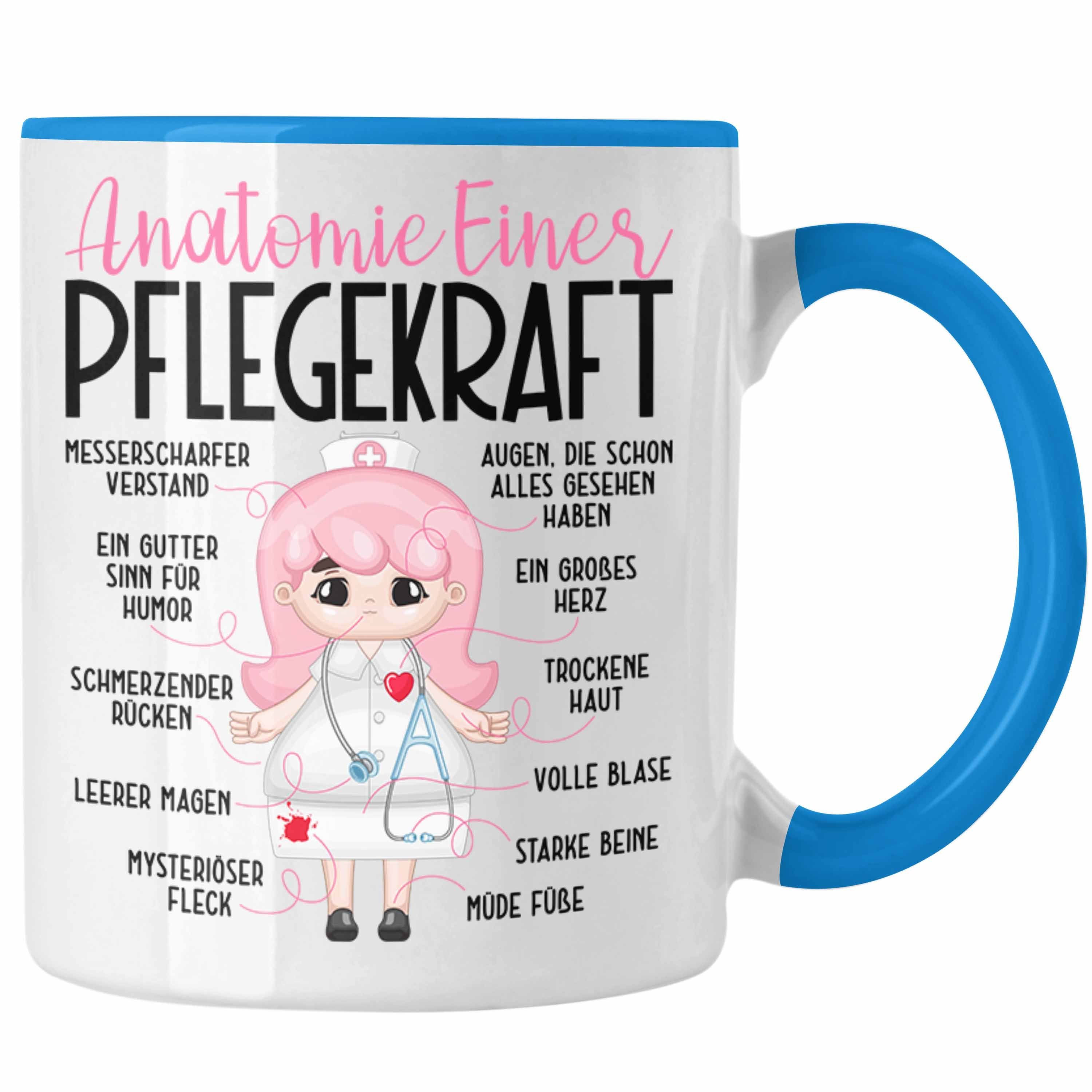 Trendation Tasse Pflegefachkraft Tasse Geschenk Anatomie Einer Pflege Frauen Pflegerin