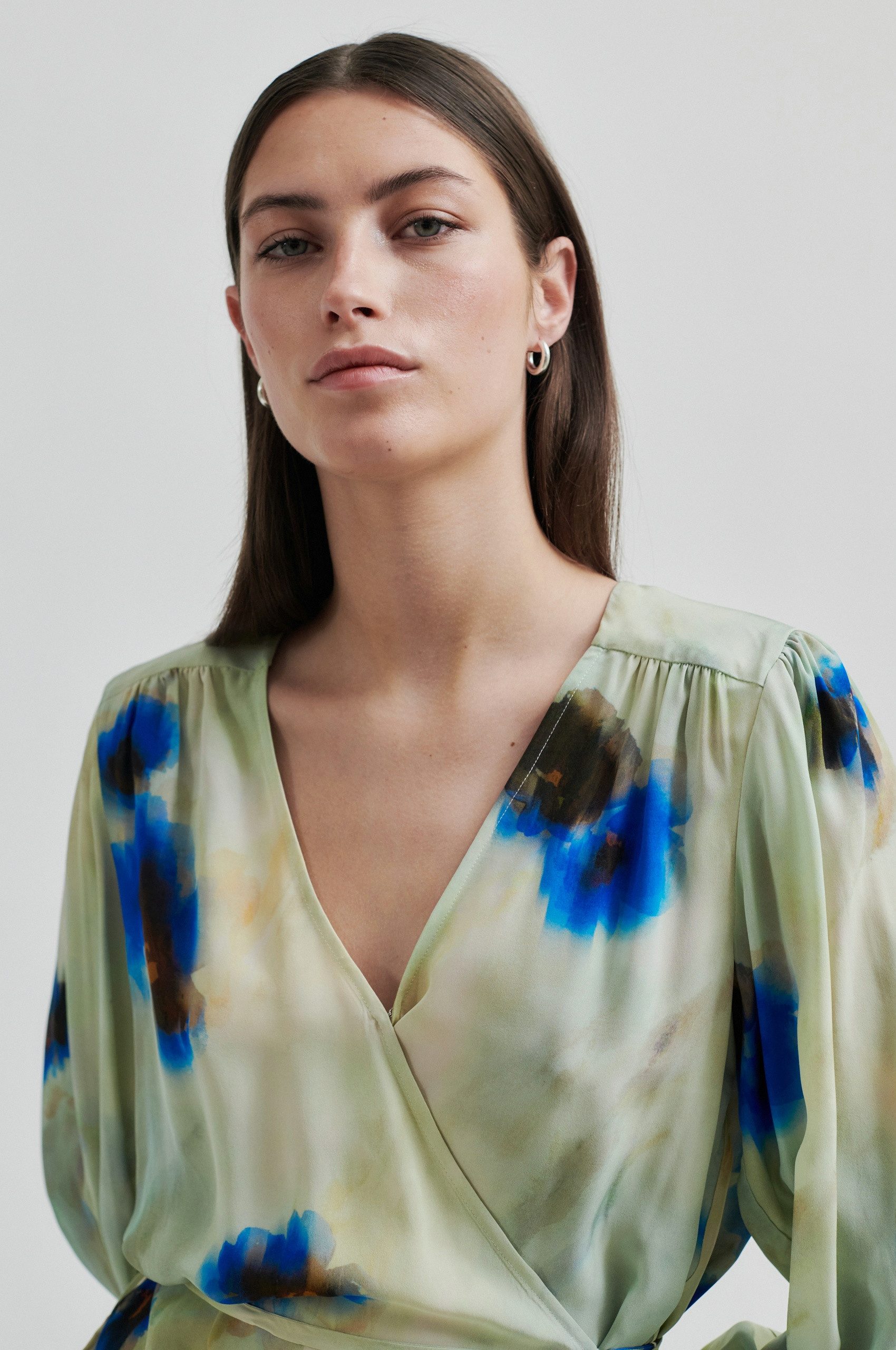 Second Female Klassische Bluse Thistle Wrap Blouse