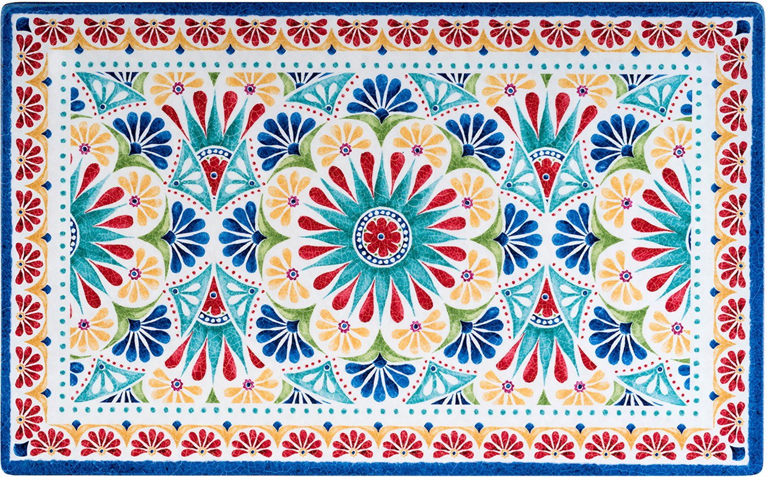 APS Tablett Arabesque, Melamin, Terrakotta-Optik, spülmaschinengeeignet