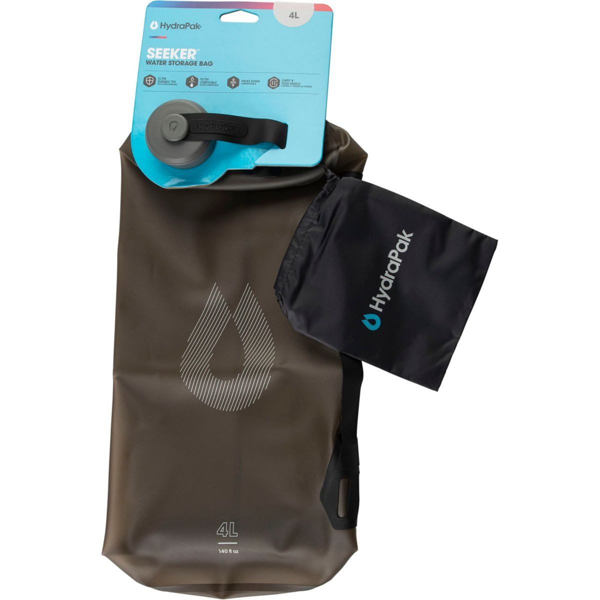 HydraPak Trinkflasche Seeker 4L Trinktank