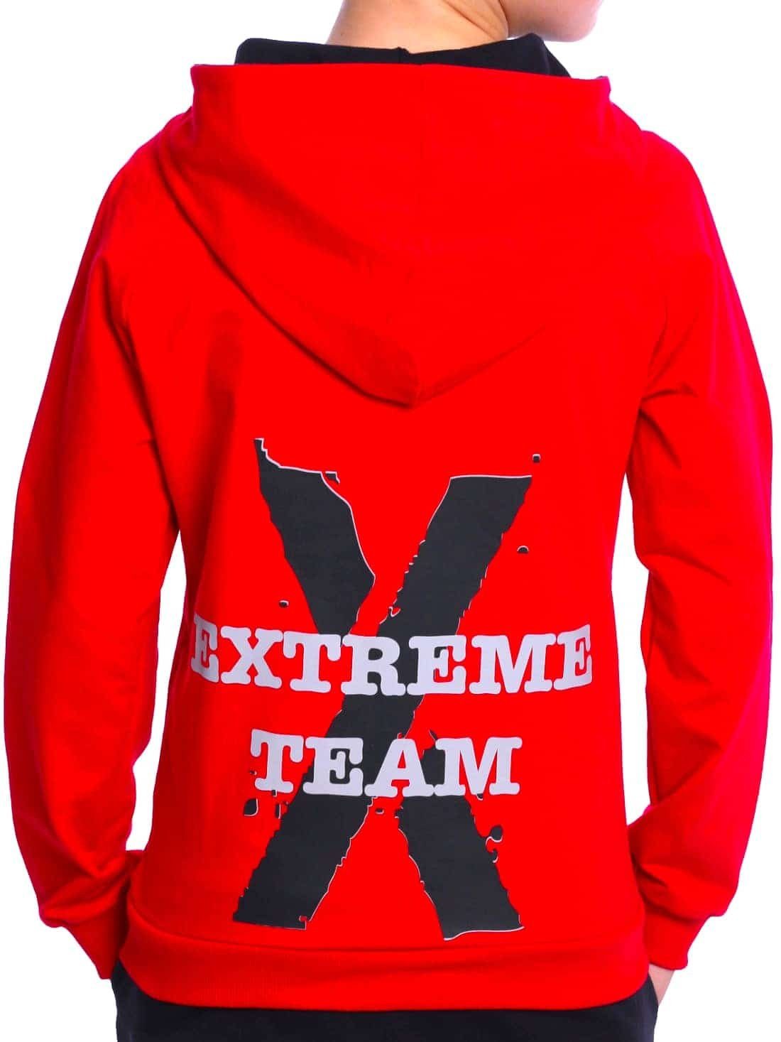 BEZLIT Kapuzensweatjacke Jungen Sweatjacke mit Rücken Print (1-tlg) Sweatshirt mit Kapuze Kängurutasche Hoodie mit Print