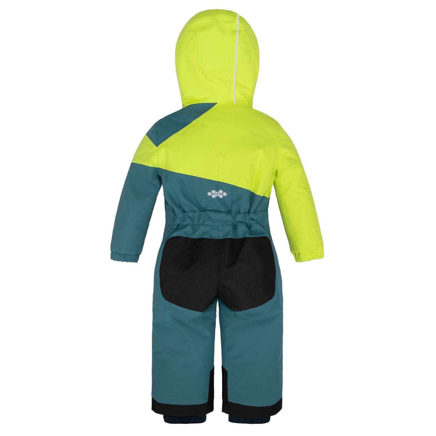Killtec Schneeoverall Schneeanzug Kinder Skianzug blau/grün Innenfutter aus Fleece – Bild 5 von 5