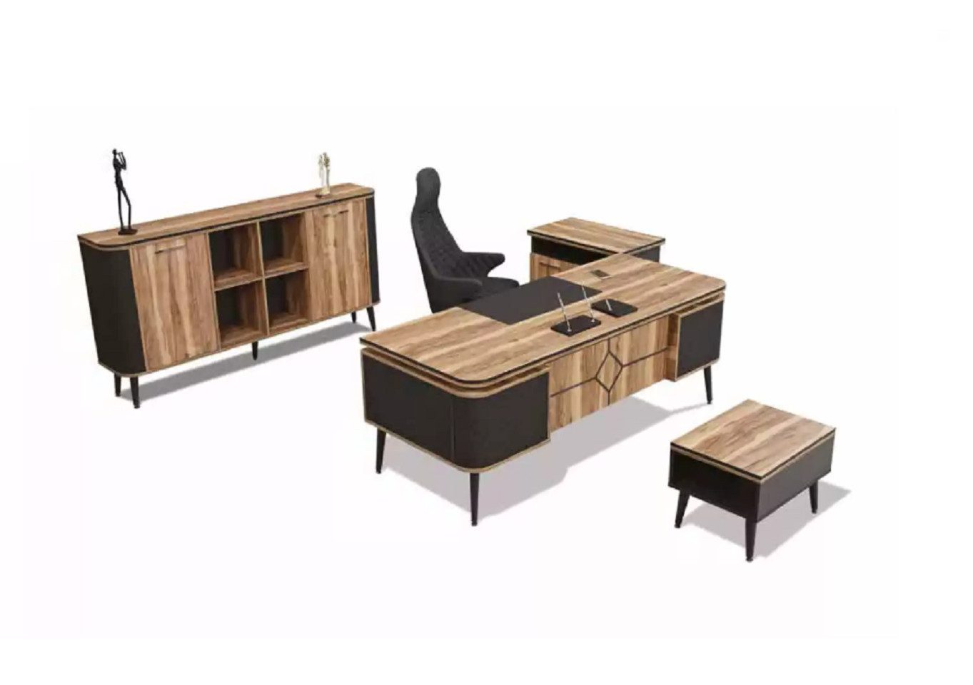 Büromöbel-Set Büroausstattung mit Schrank, Tisch Couchtisch Büroschrank