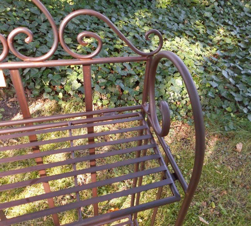 Deko-Impression Wandregal Eisenregal Wandregal Standregal 3 Böden Eisen braun 108 cm, 1-tlg.